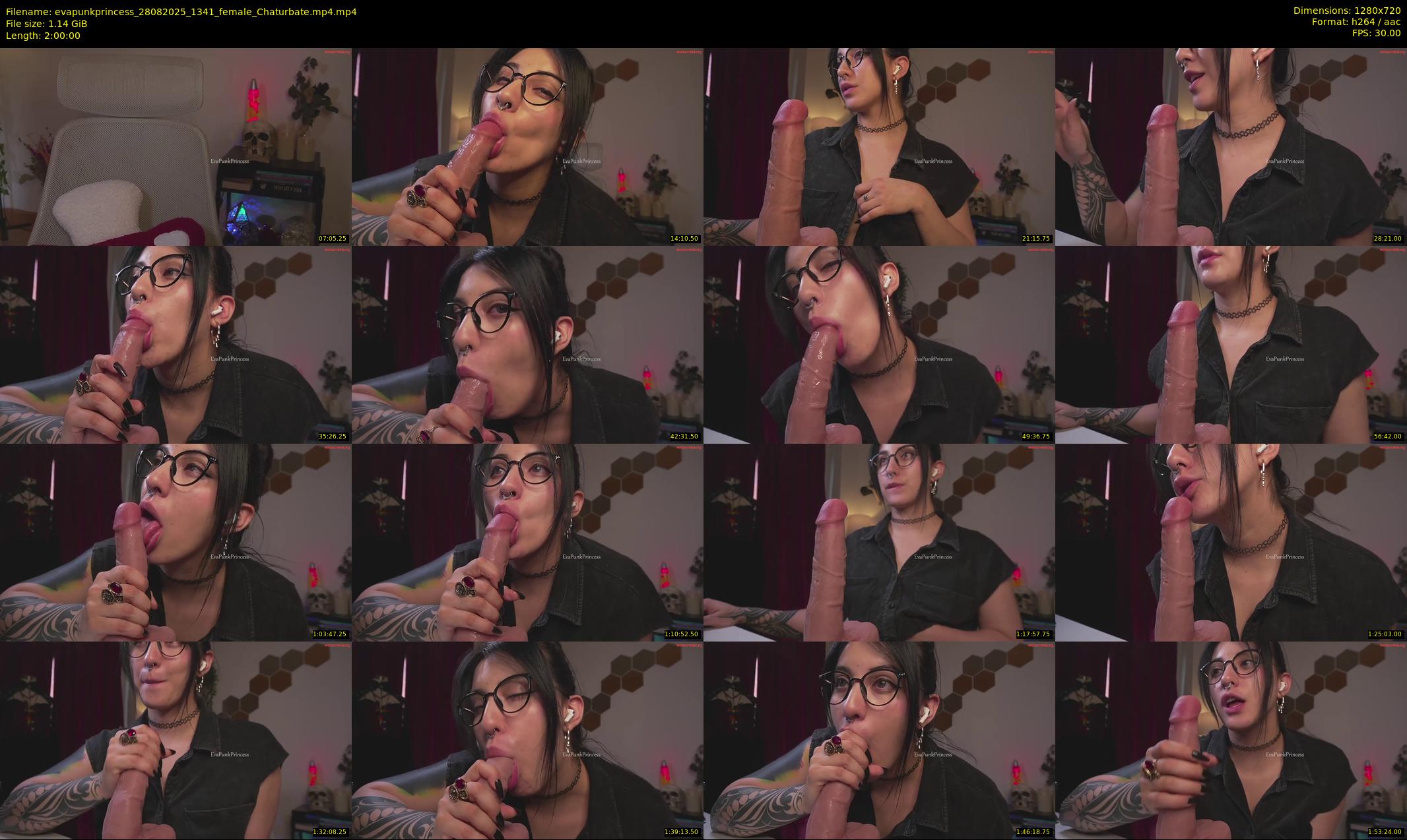 evapunkprincess — 120 minute Chaturbate female cam show recording, 720p, Aug 28, 2025