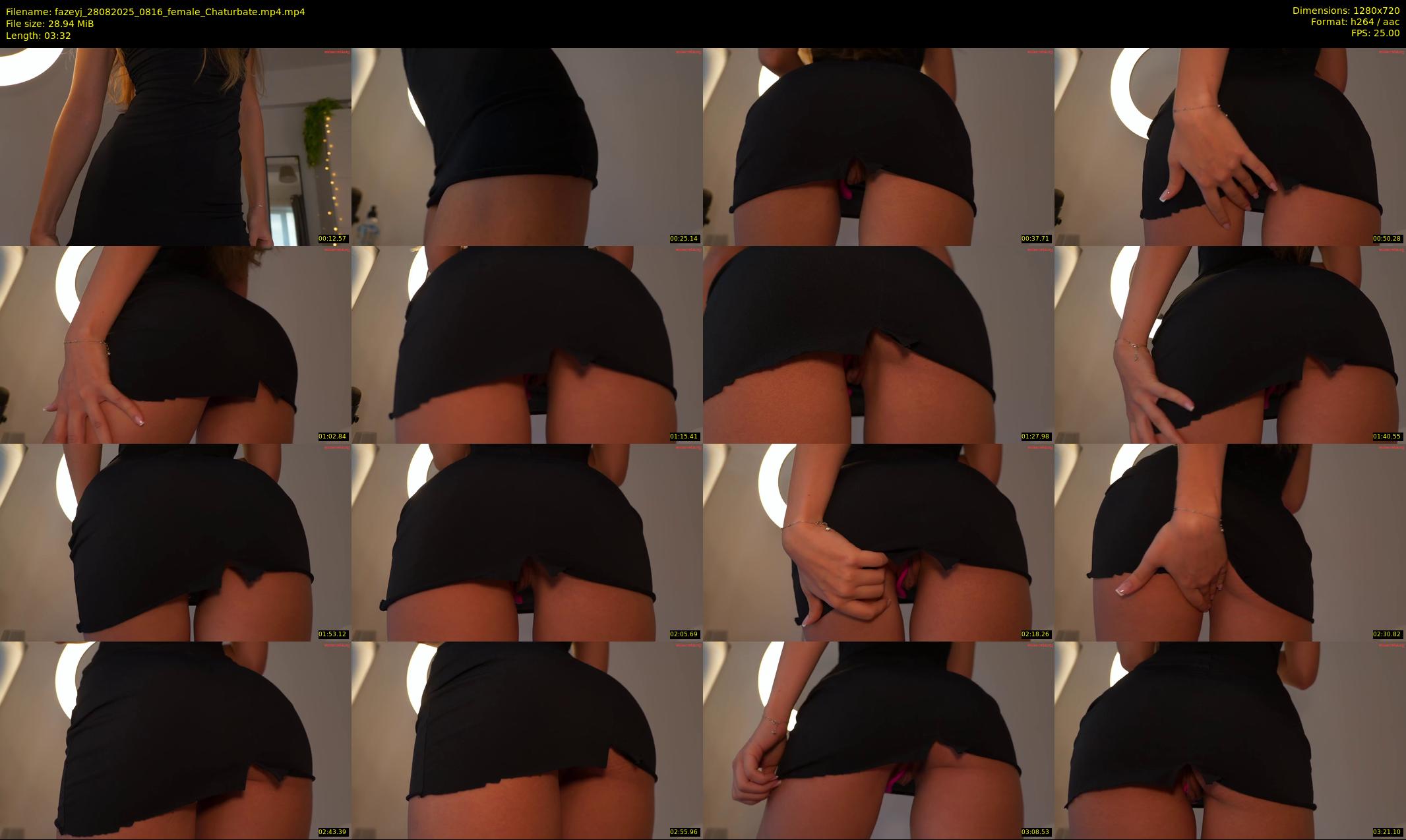 fazeyj — 4 minute Chaturbate female cam show recording, 720p, Aug 28, 2025