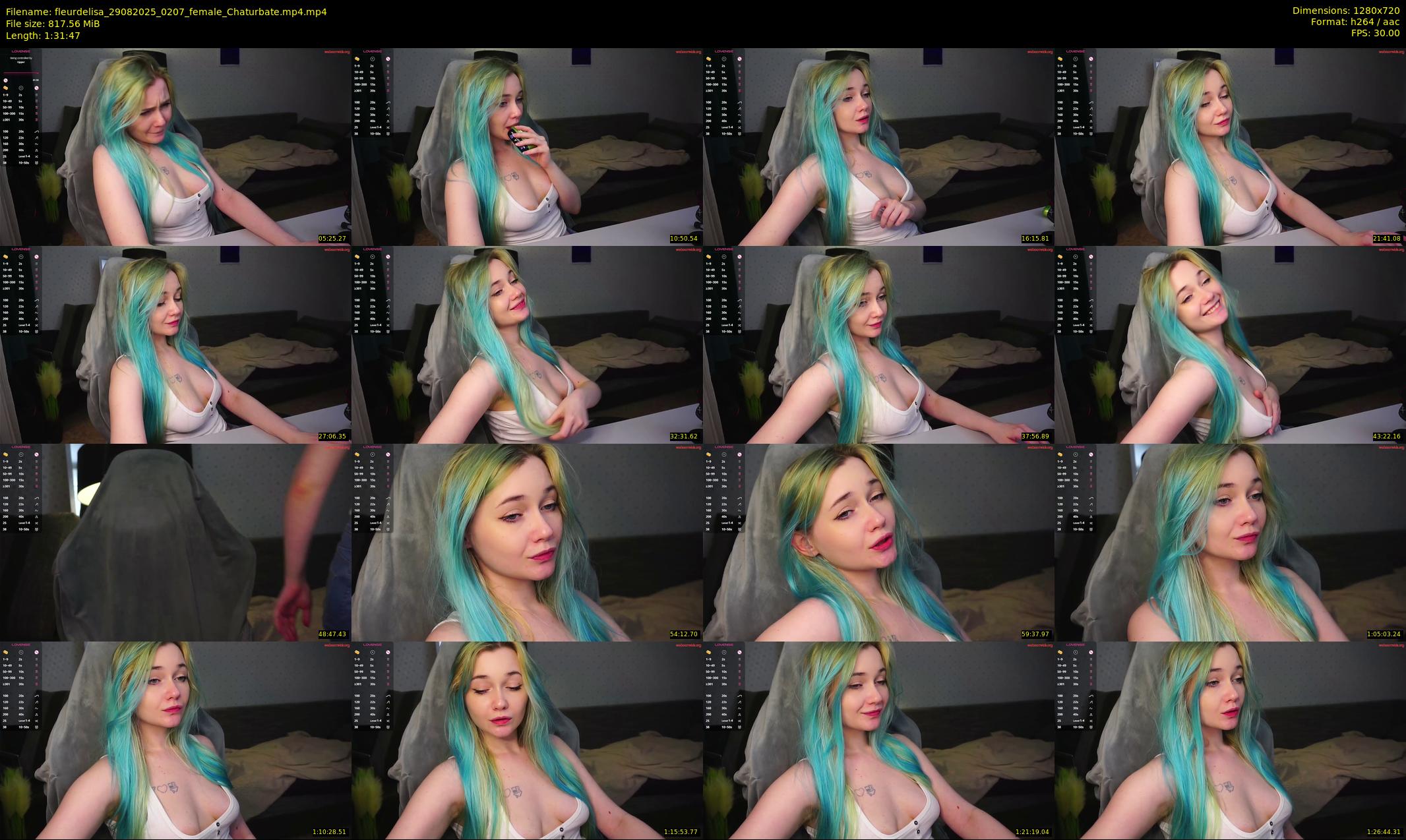 fleurdelisa — 92 minute Chaturbate female cam show recording, 720p, Aug 29, 2025