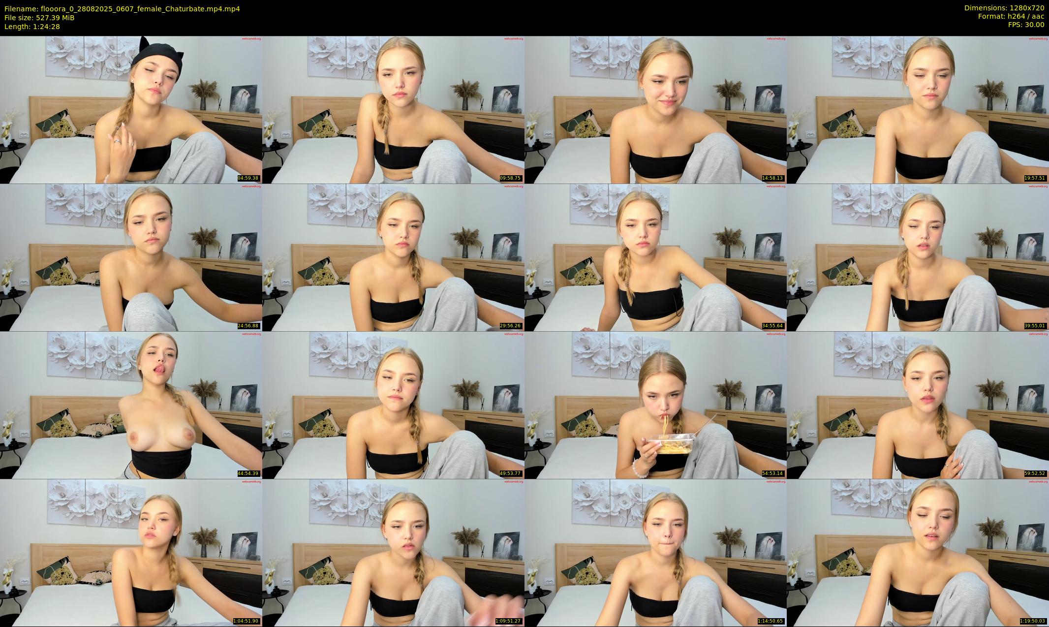 flooora_0 — 85 minute Chaturbate couple cam show recording, 720p, Aug 28, 2025