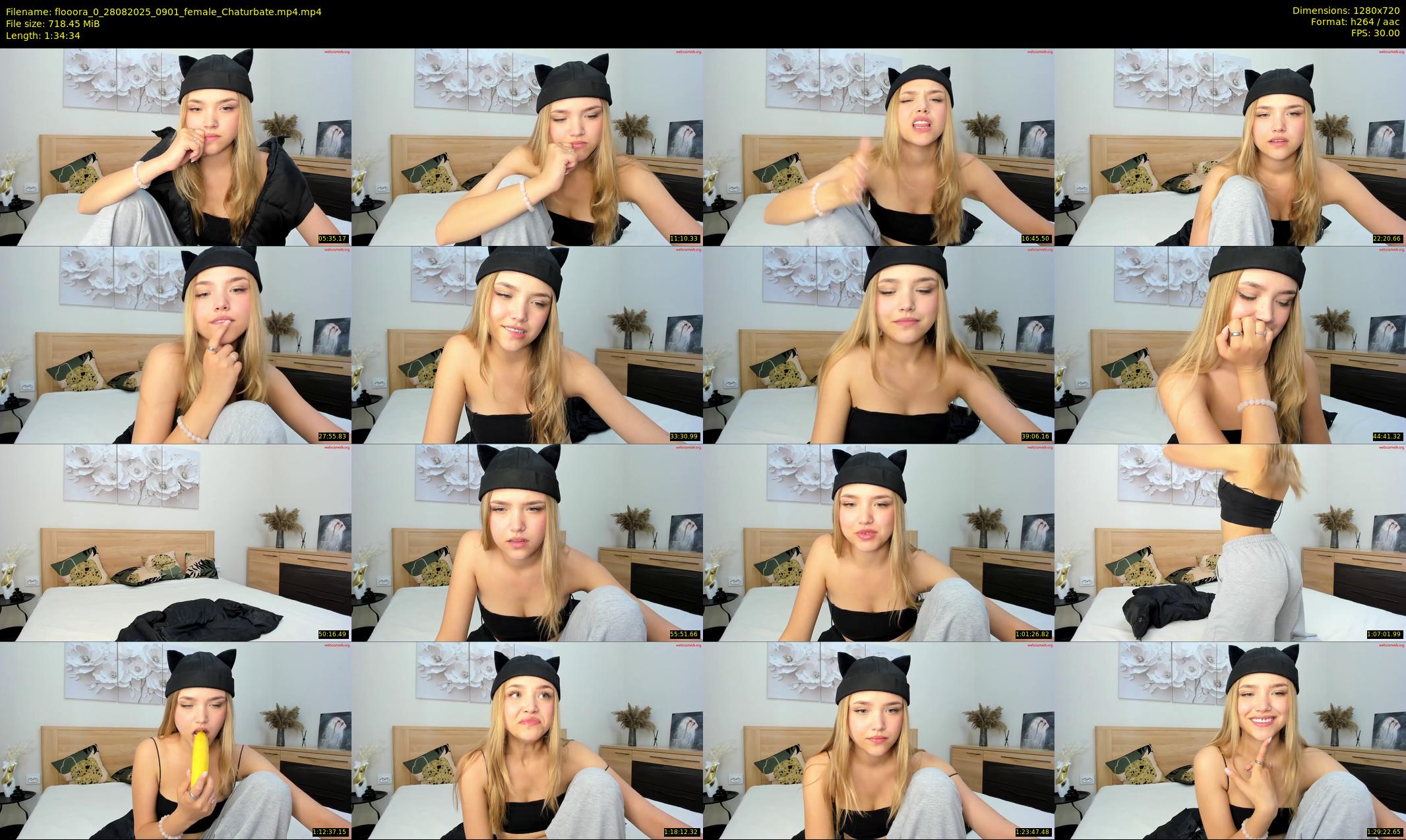 flooora_0 — 95 minute Chaturbate couple cam show recording, 720p, Aug 28, 2025