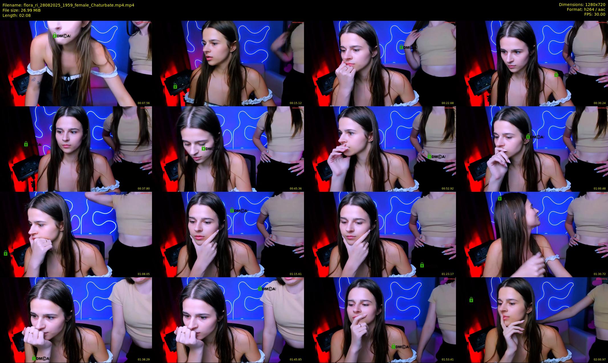 flora_ri — 3 minute Chaturbate female cam show recording, 720p, Aug 28, 2025