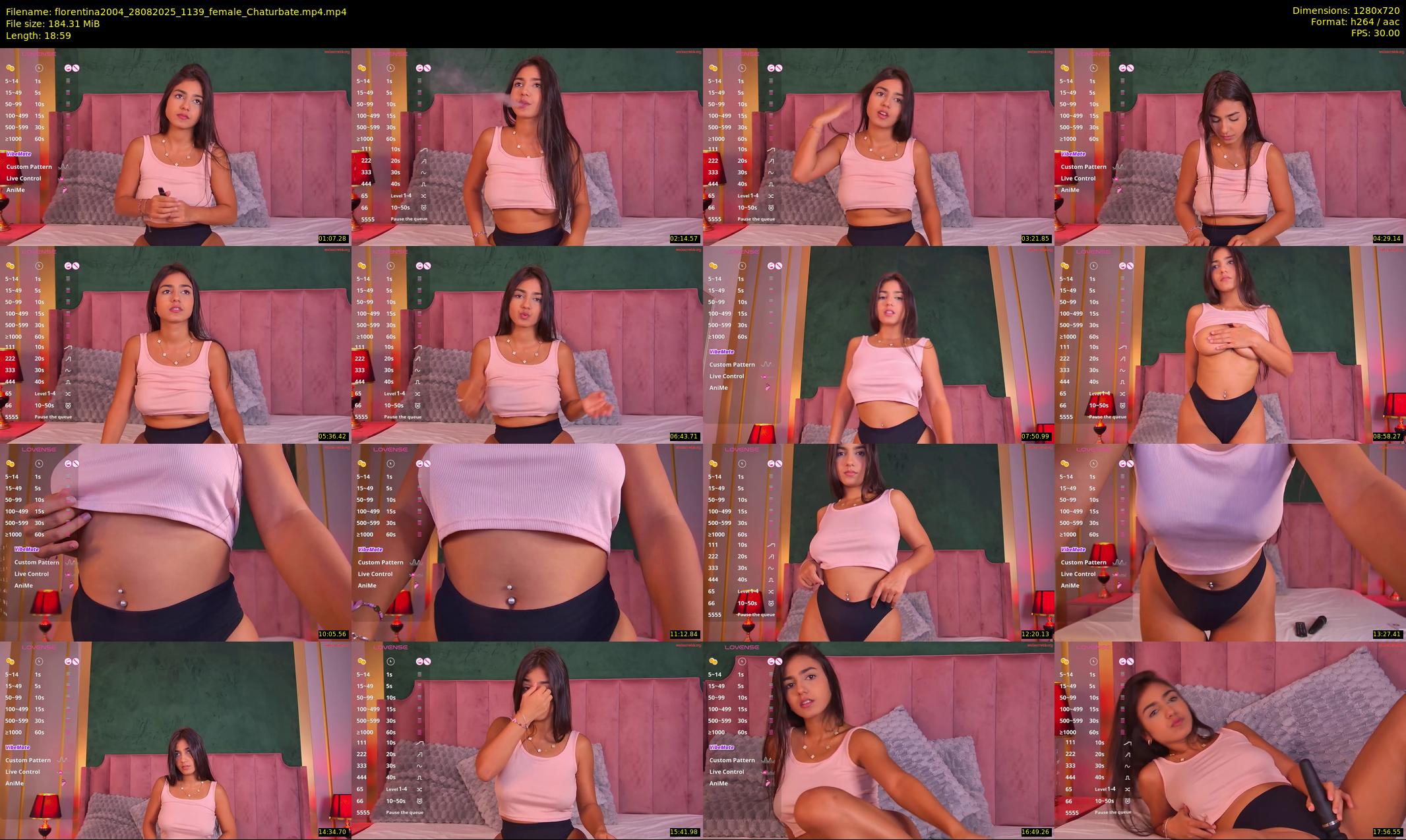 florentina2004 — 19 minute Chaturbate female cam show recording, 720p, Aug 28, 2025