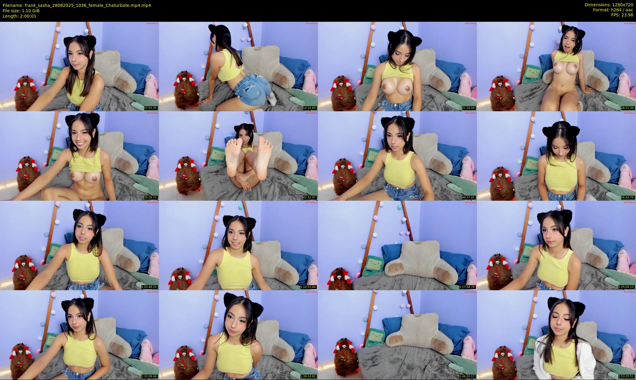 frank_sasha — 121 minute Chaturbate couple cam show recording, 720p, Aug 28, 2025
