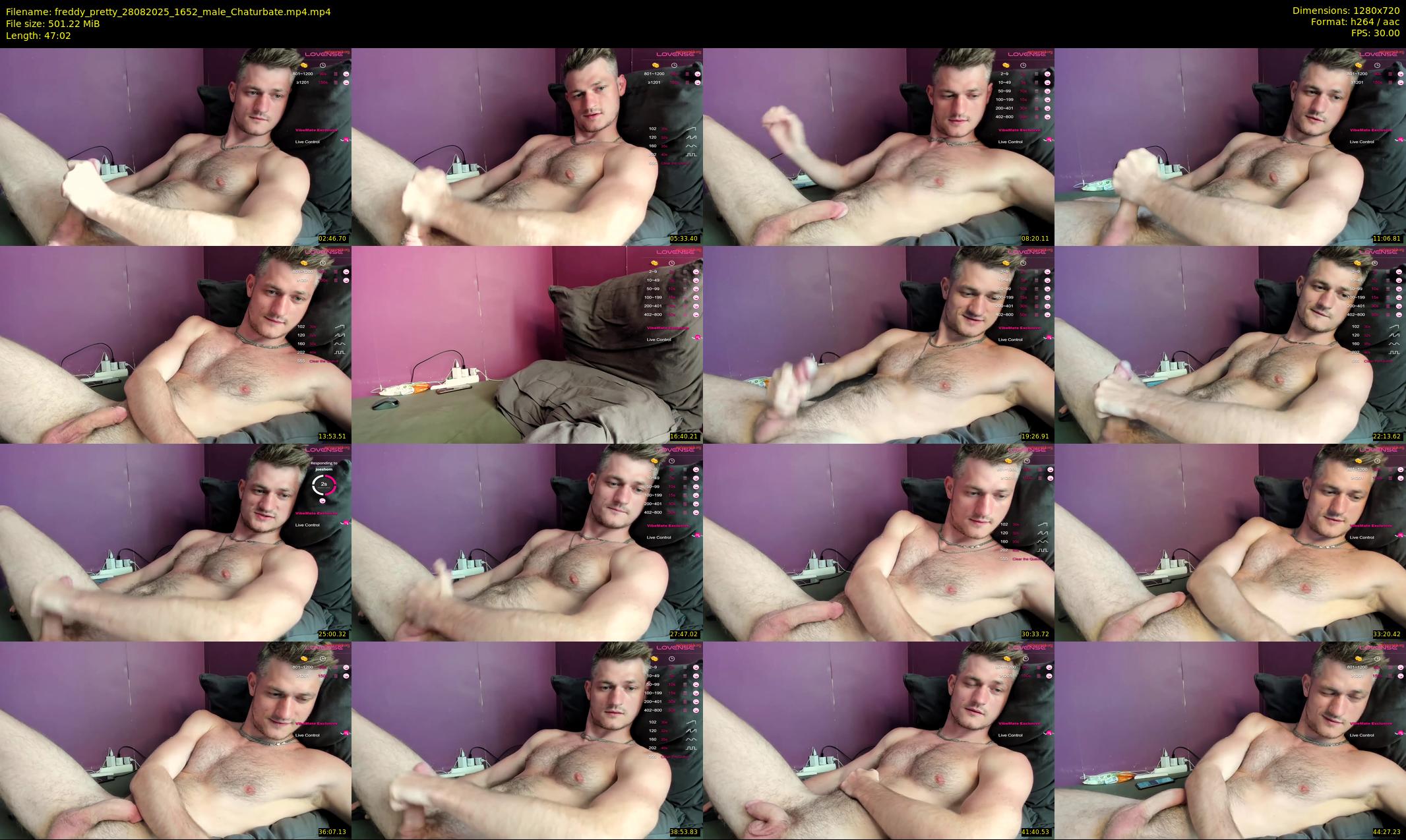 freddy_pretty — 48 minute Chaturbate male cam show recording, 720p, Aug 28, 2025