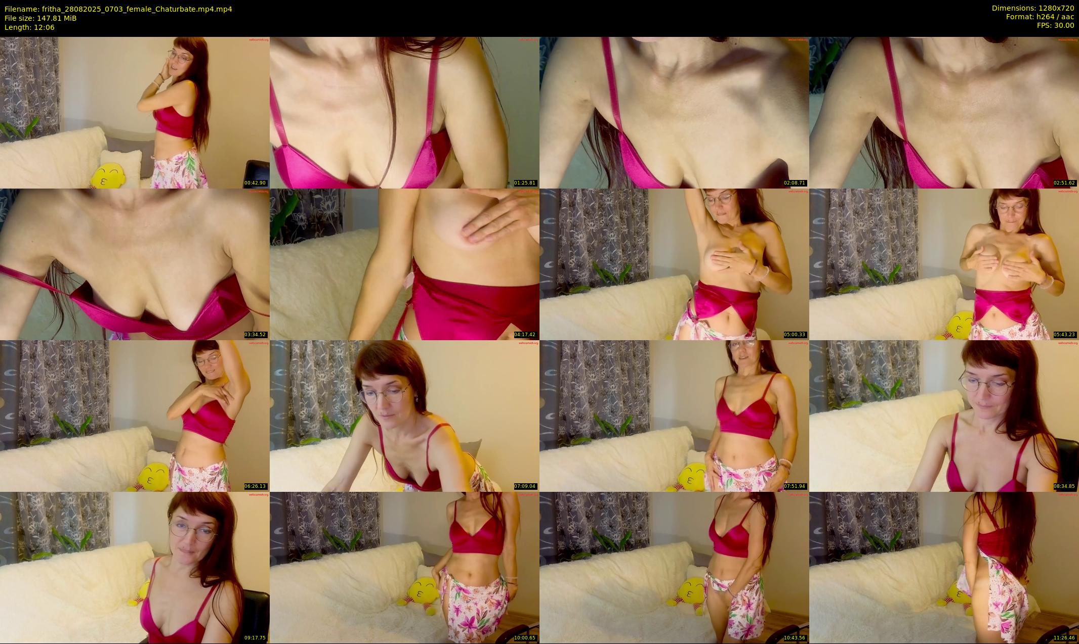 fritha — 13 minute Chaturbate female cam show recording, 720p, Aug 28, 2025