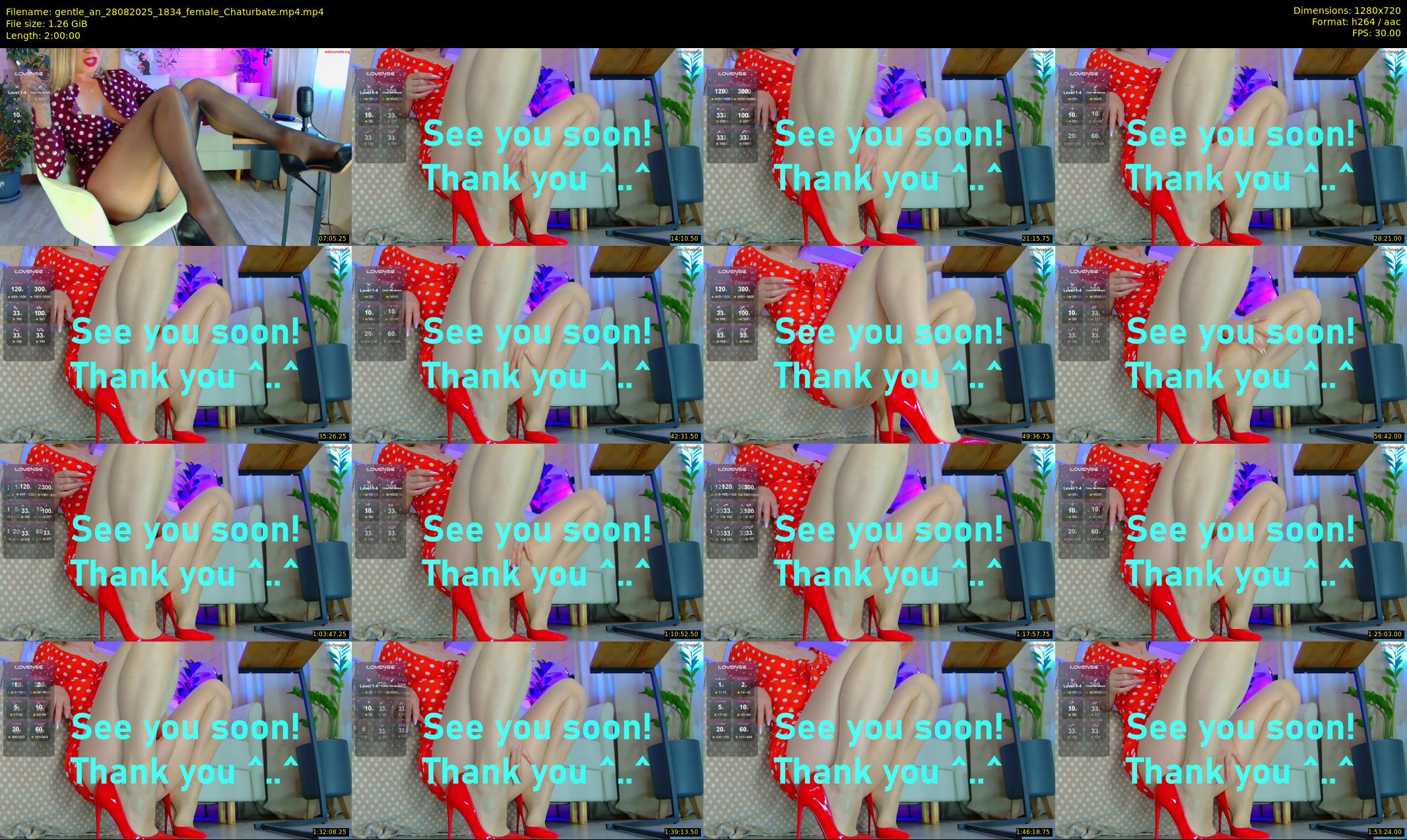 gentle_an — 120 minute Chaturbate female cam show recording, 720p, Aug 28, 2025