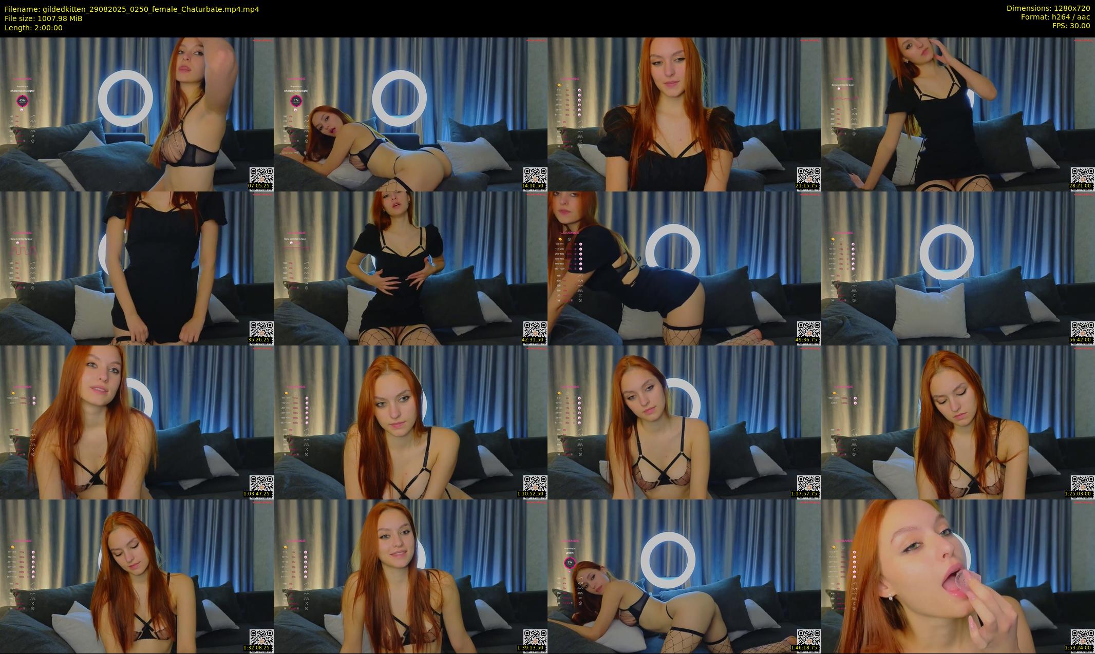 gildedkitten — 120 minute Chaturbate female cam show recording, 720p, Aug 29, 2025