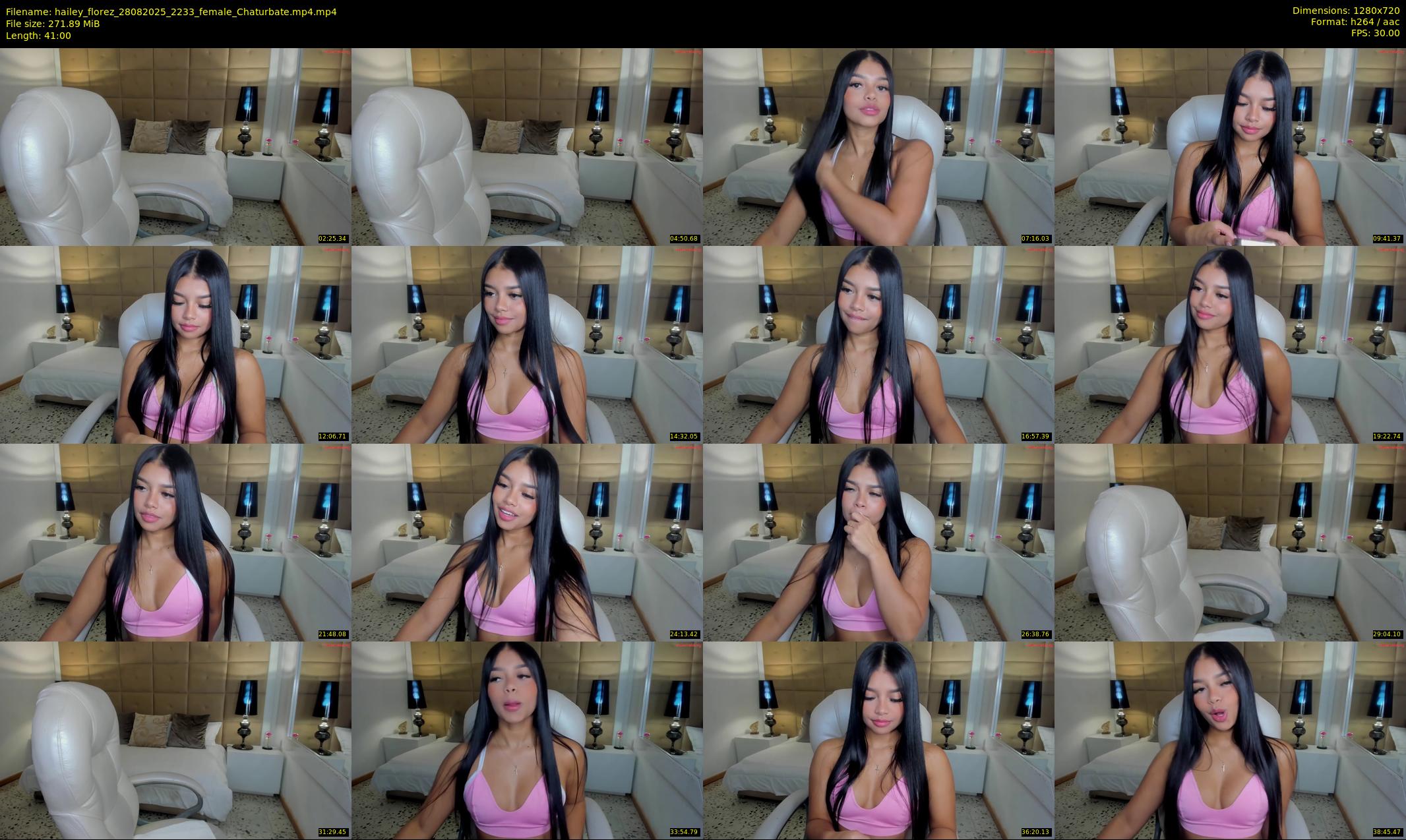 hailey_florez — 41 minute Chaturbate female cam show recording, 720p, Aug 28, 2025