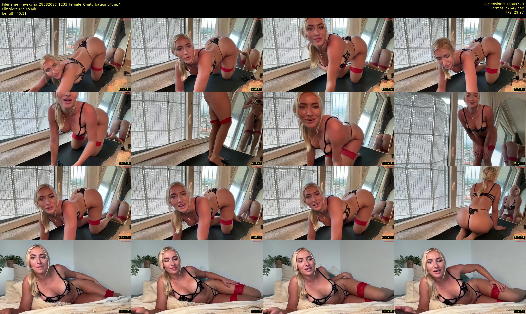 heyskylar — 41 minute Chaturbate female cam show recording, 720p, Aug 28, 2025