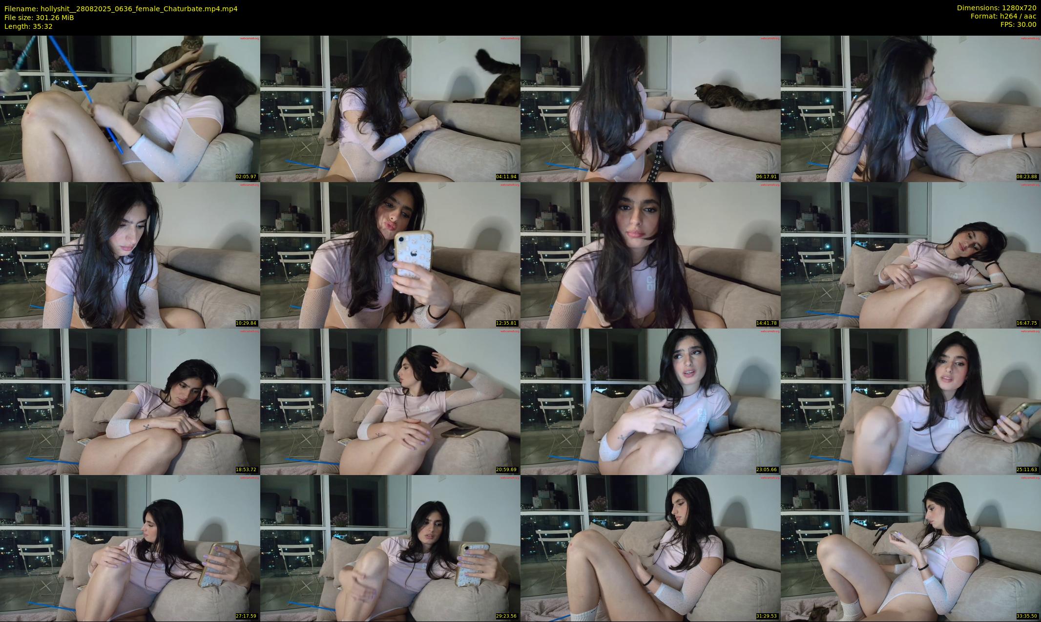 hollyshit_ — 36 minute Chaturbate female cam show recording, 720p, Aug 28, 2025