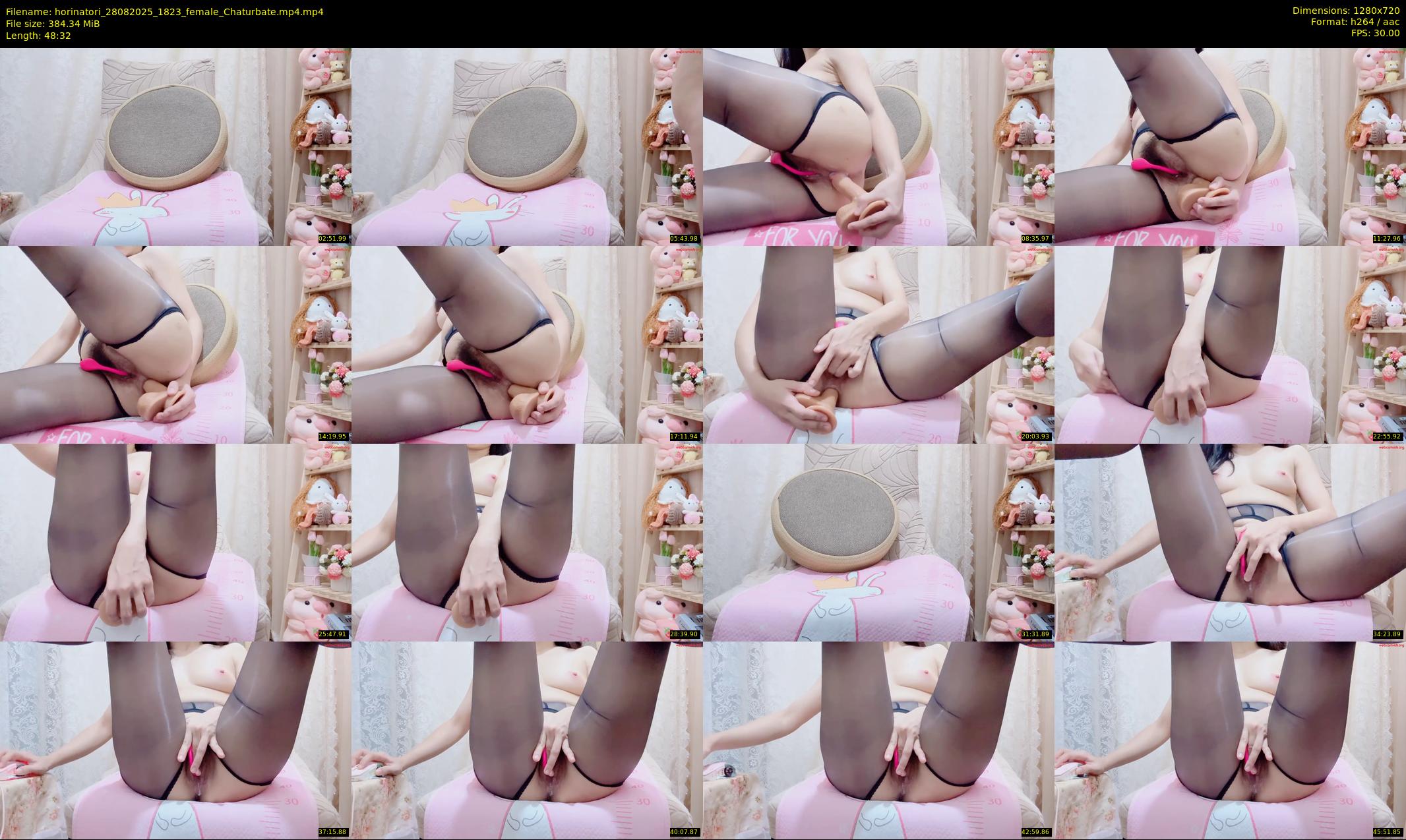 horinatori — 49 minute Chaturbate female cam show recording, 720p, Aug 28, 2025
