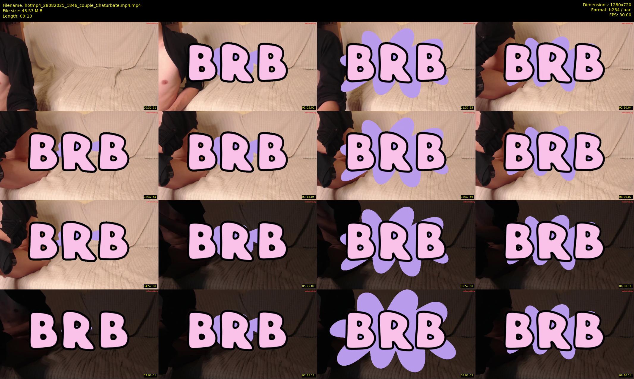 hotmp4 — 10 minute Chaturbate couple cam show recording, 720p, Aug 28, 2025