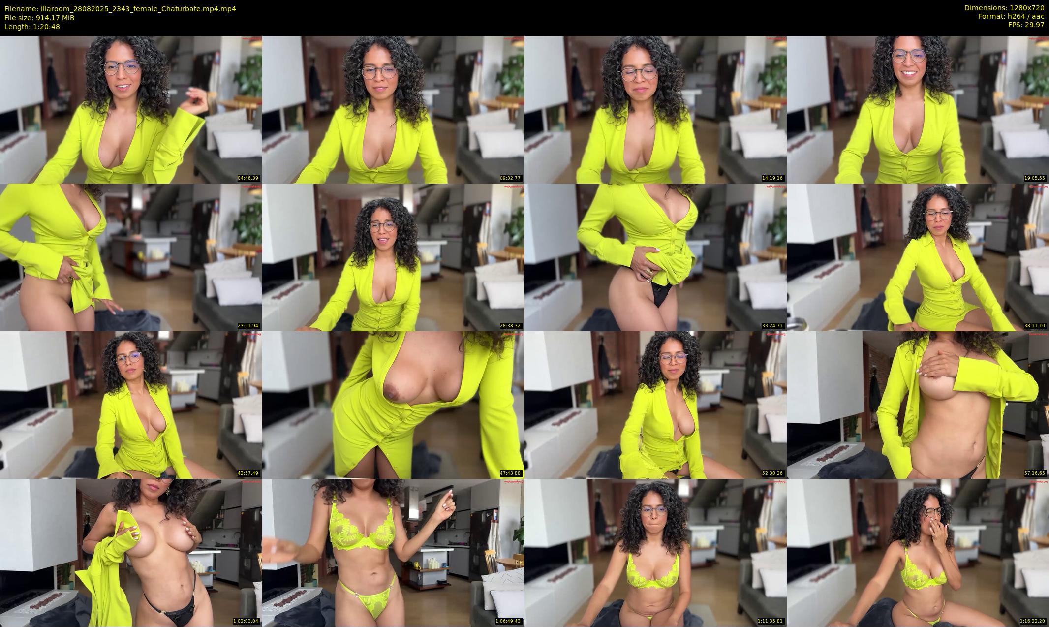 illaroom — 81 minute Chaturbate female cam show recording, 720p, Aug 28, 2025