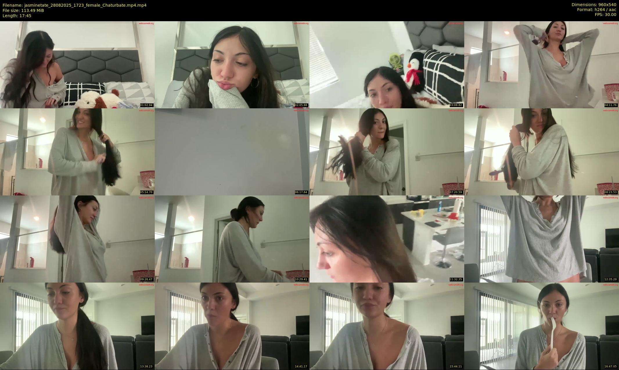 jasminetate — 18 minute Chaturbate female cam show recording, 480p, Aug 28, 2025