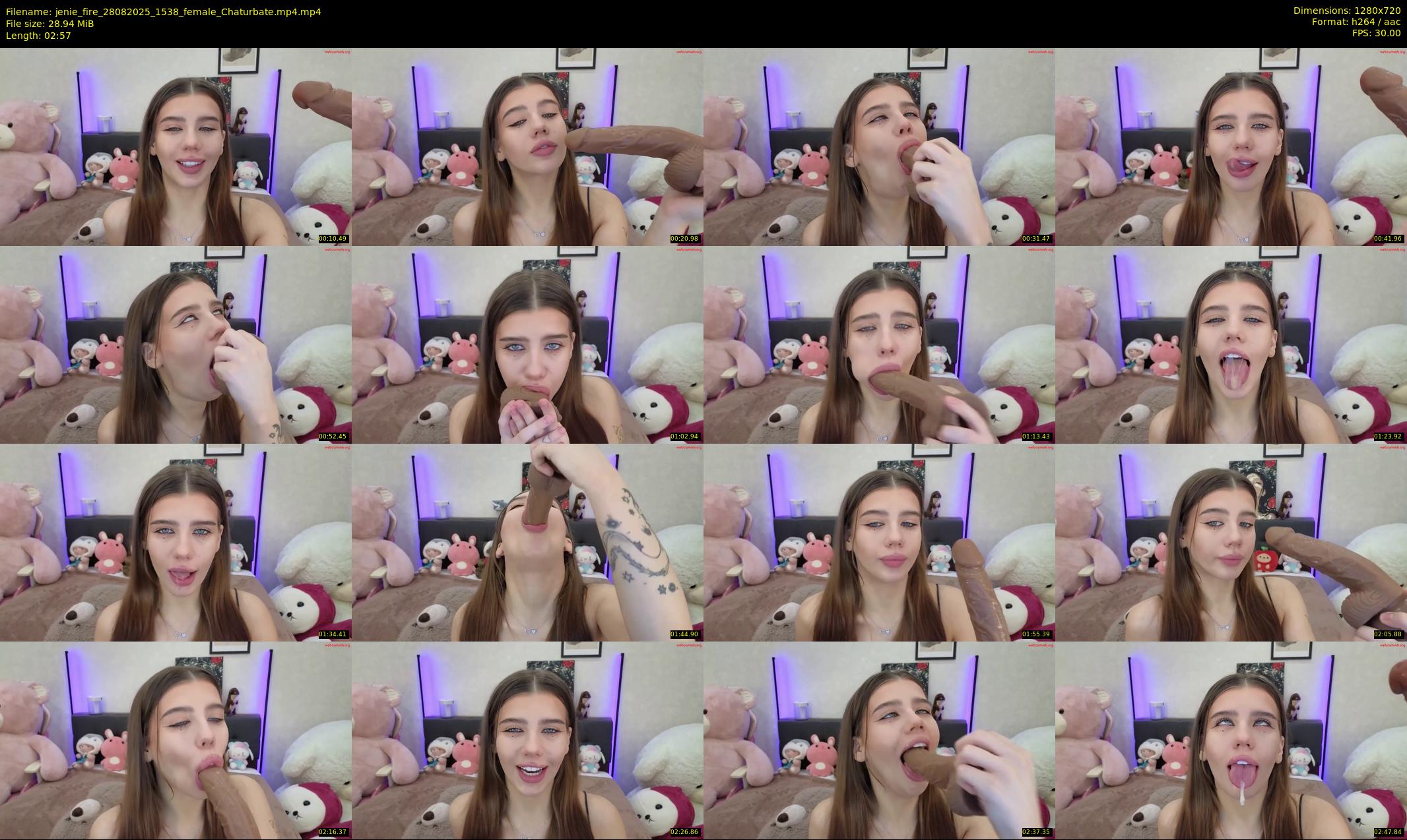 jenie_fire — 3 minute Chaturbate female cam show recording, 720p, Aug 28, 2025