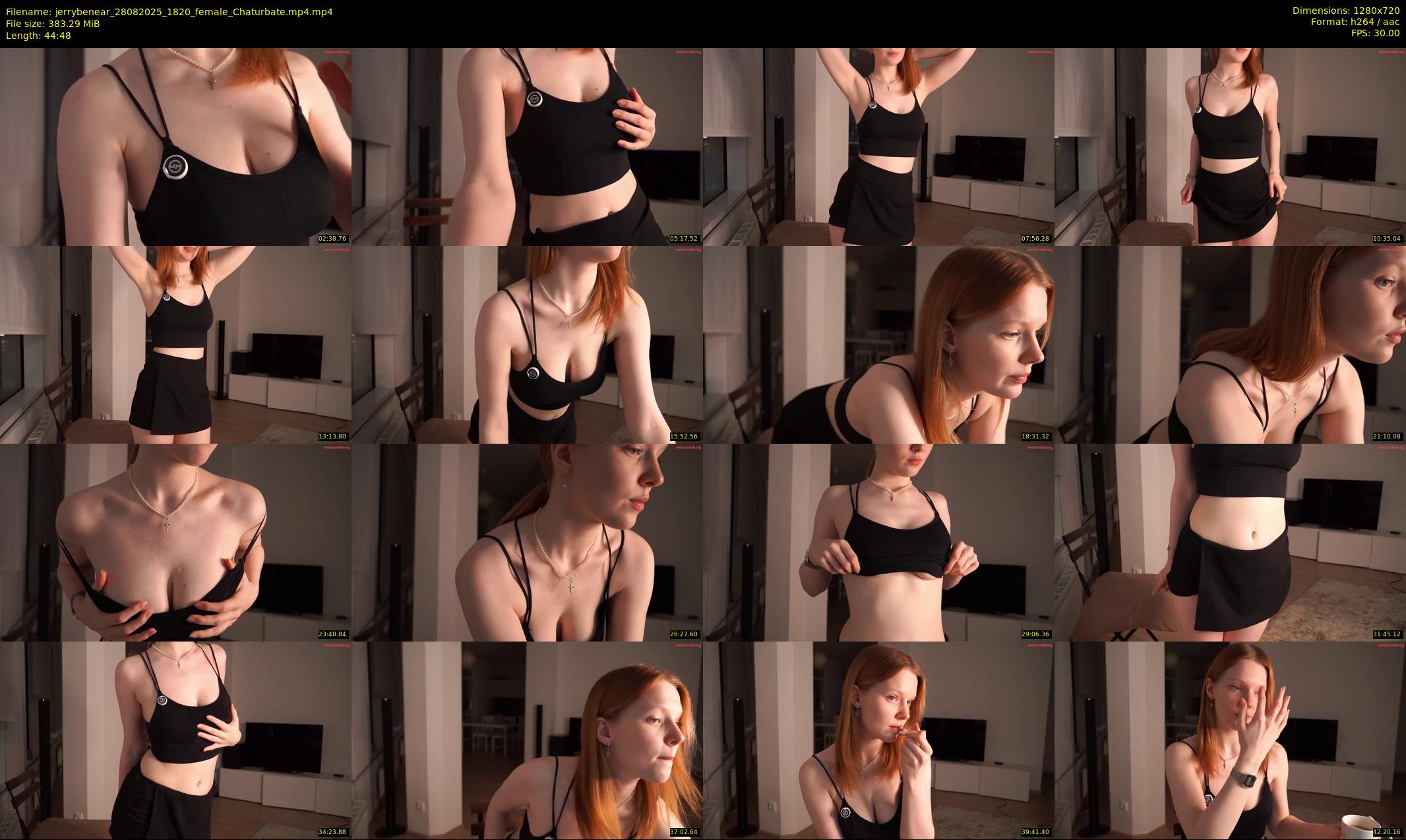 jerrybenear — 45 minute Chaturbate female cam show recording, 720p, Aug 28, 2025