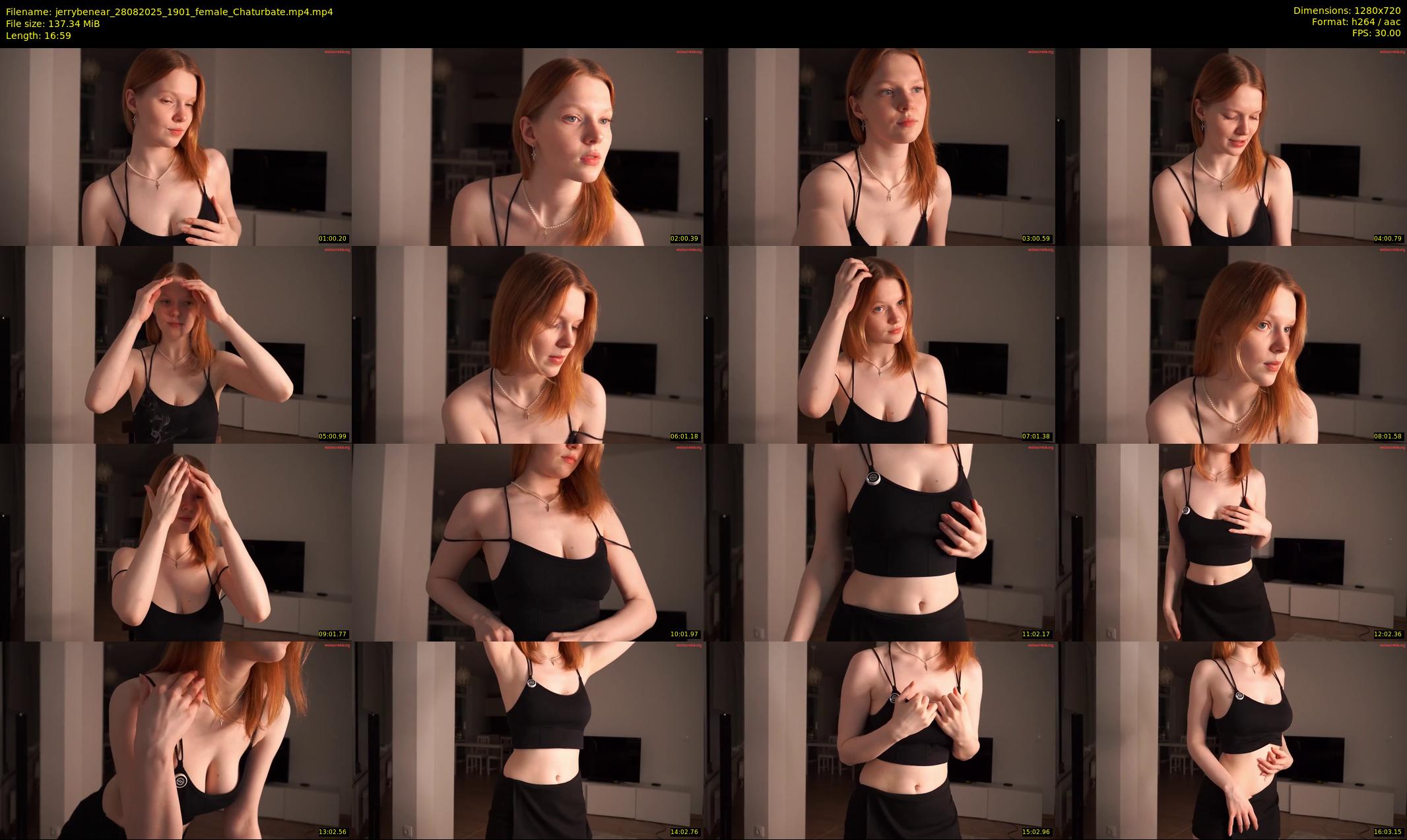jerrybenear — 17 minute Chaturbate female cam show recording, 720p, Aug 28, 2025