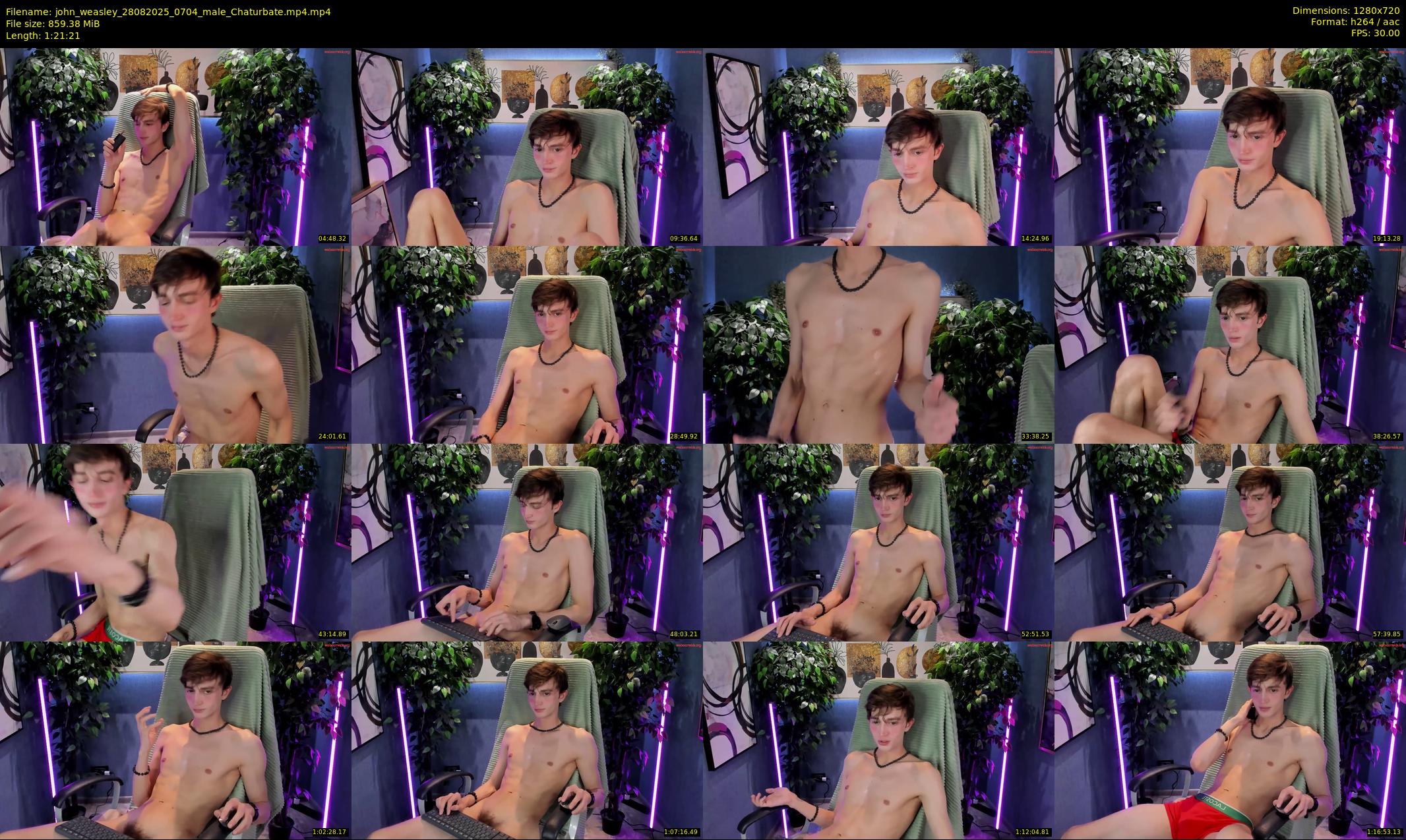 john_weasley — 82 minute Chaturbate male cam show recording, 720p, Aug 28, 2025
