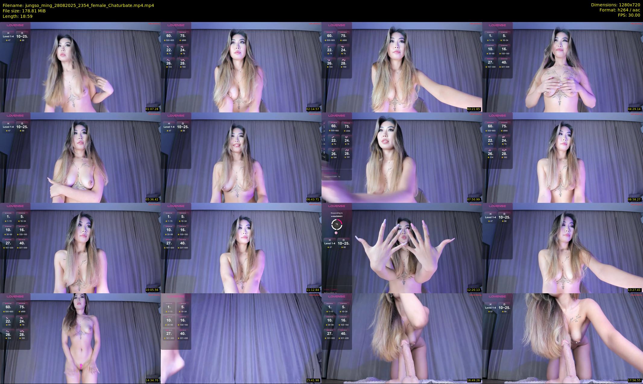 jungso_ming — 19 minute Chaturbate female cam show recording, 720p, Aug 28, 2025