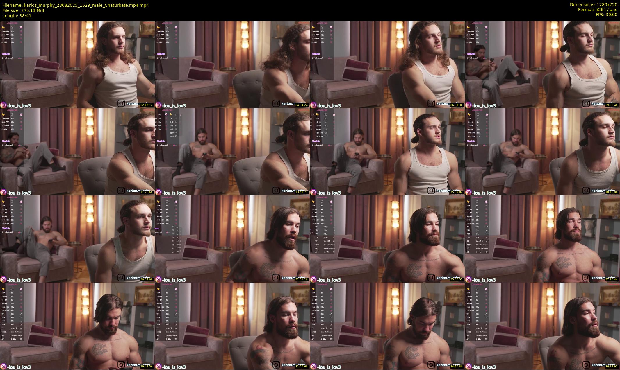 karlos_murphy — 39 minute Chaturbate male cam show recording, 720p, Aug 28, 2025
