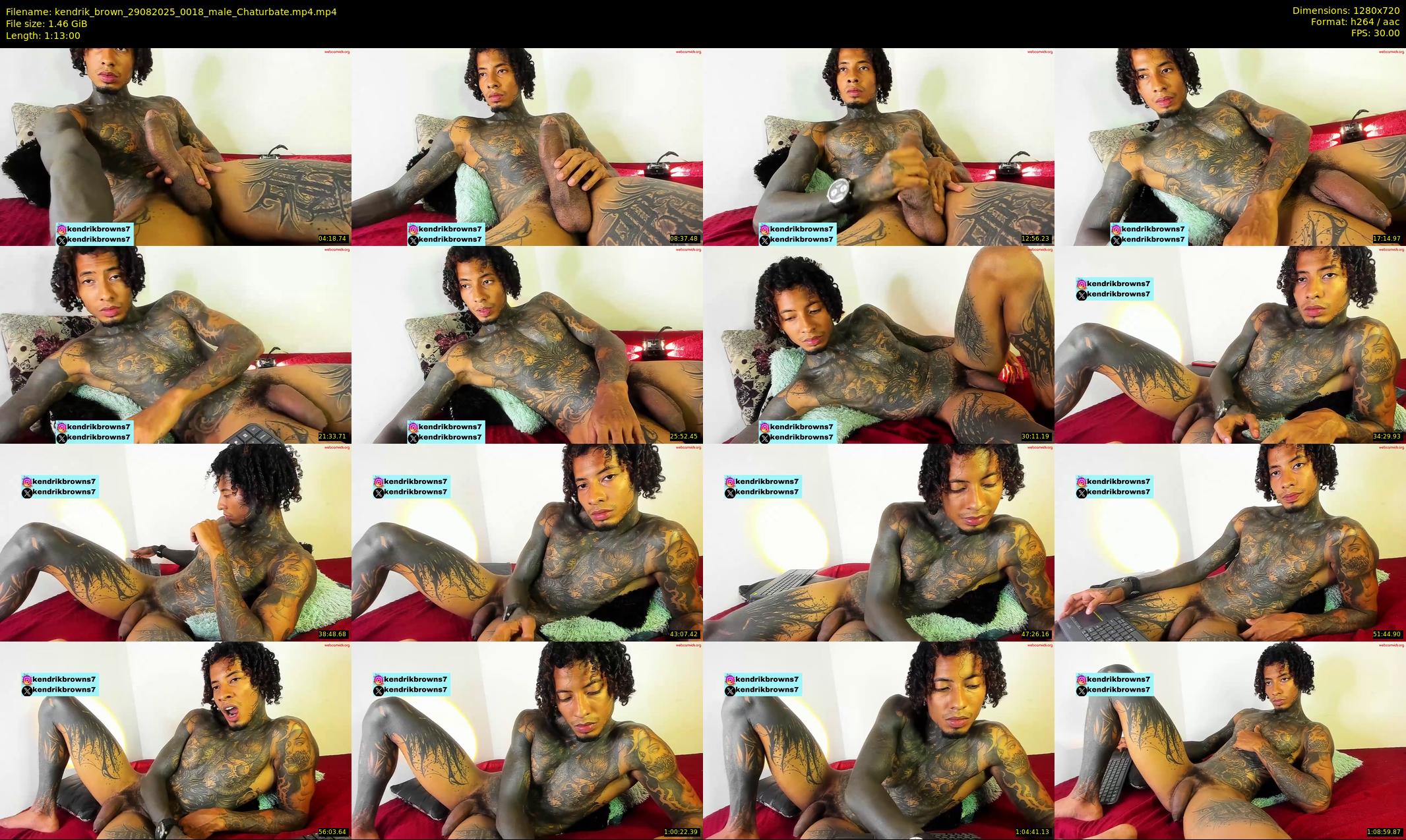 kendrik_brown — 73 minute Chaturbate male cam show recording, 720p, Aug 29, 2025