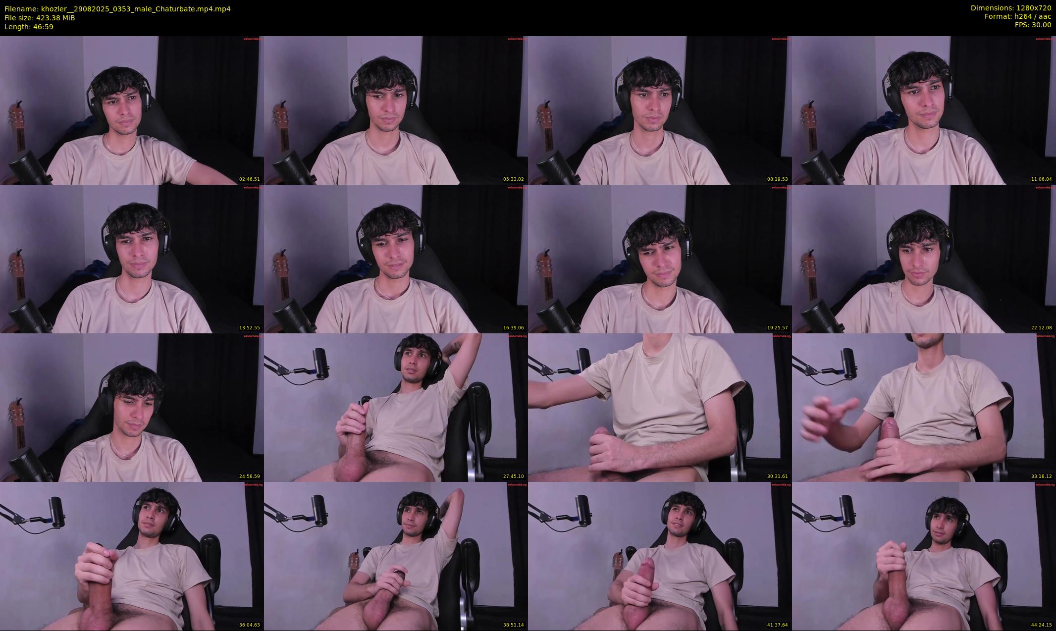 khozler_ — 47 minute Chaturbate male cam show recording, 720p, Aug 29, 2025