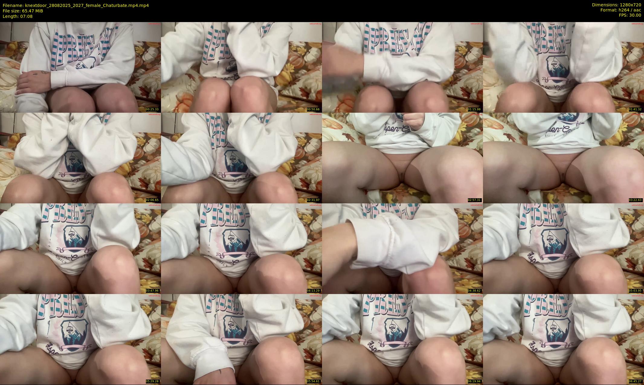 knextdoor — 8 minute Chaturbate female cam show recording, 720p, Aug 28, 2025