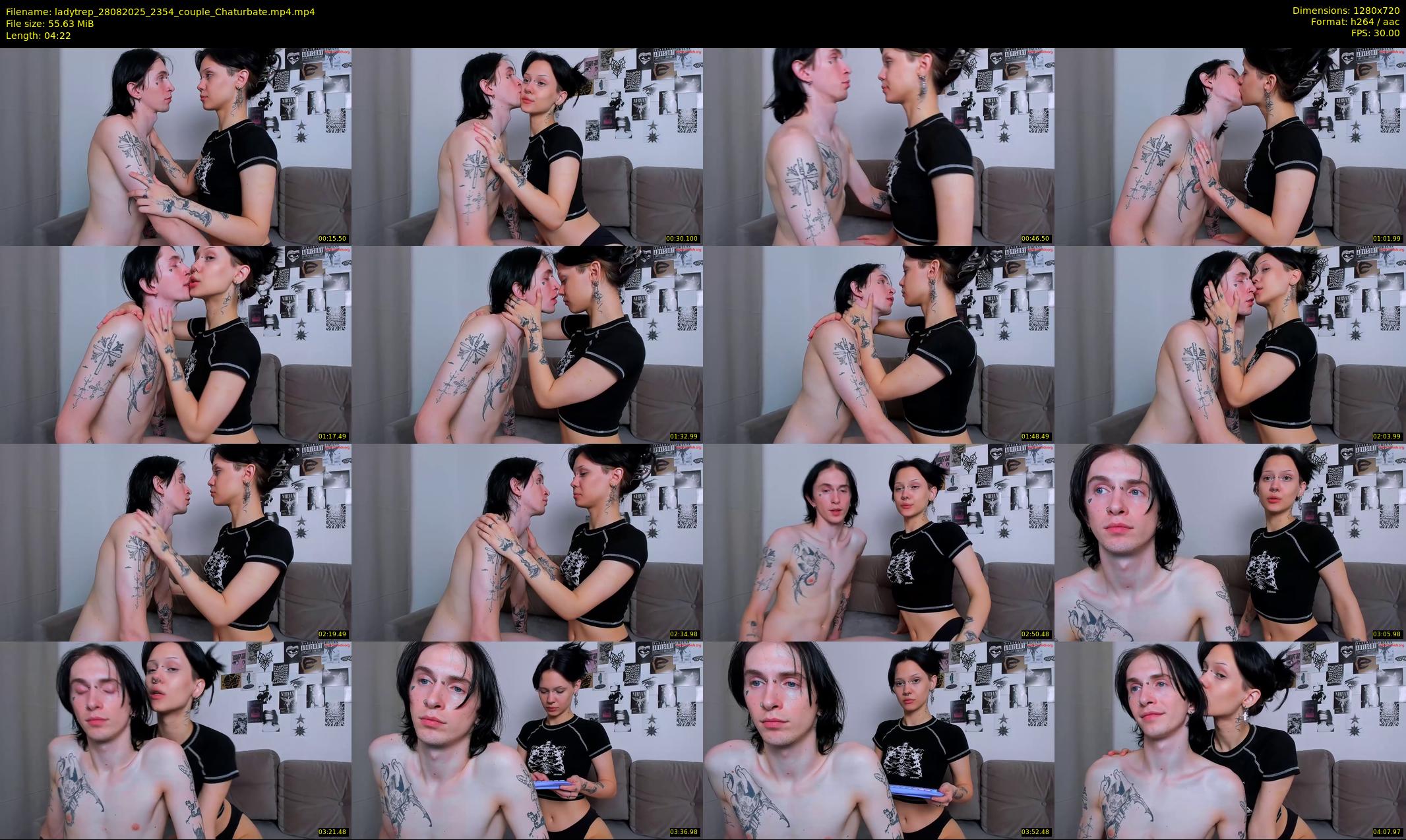 ladytrep — 5 minute Chaturbate couple cam show recording, 720p, Aug 28, 2025