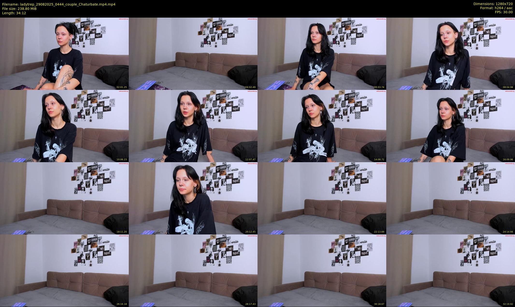 ladytrep — 35 minute Chaturbate couple cam show recording, 720p, Aug 29, 2025