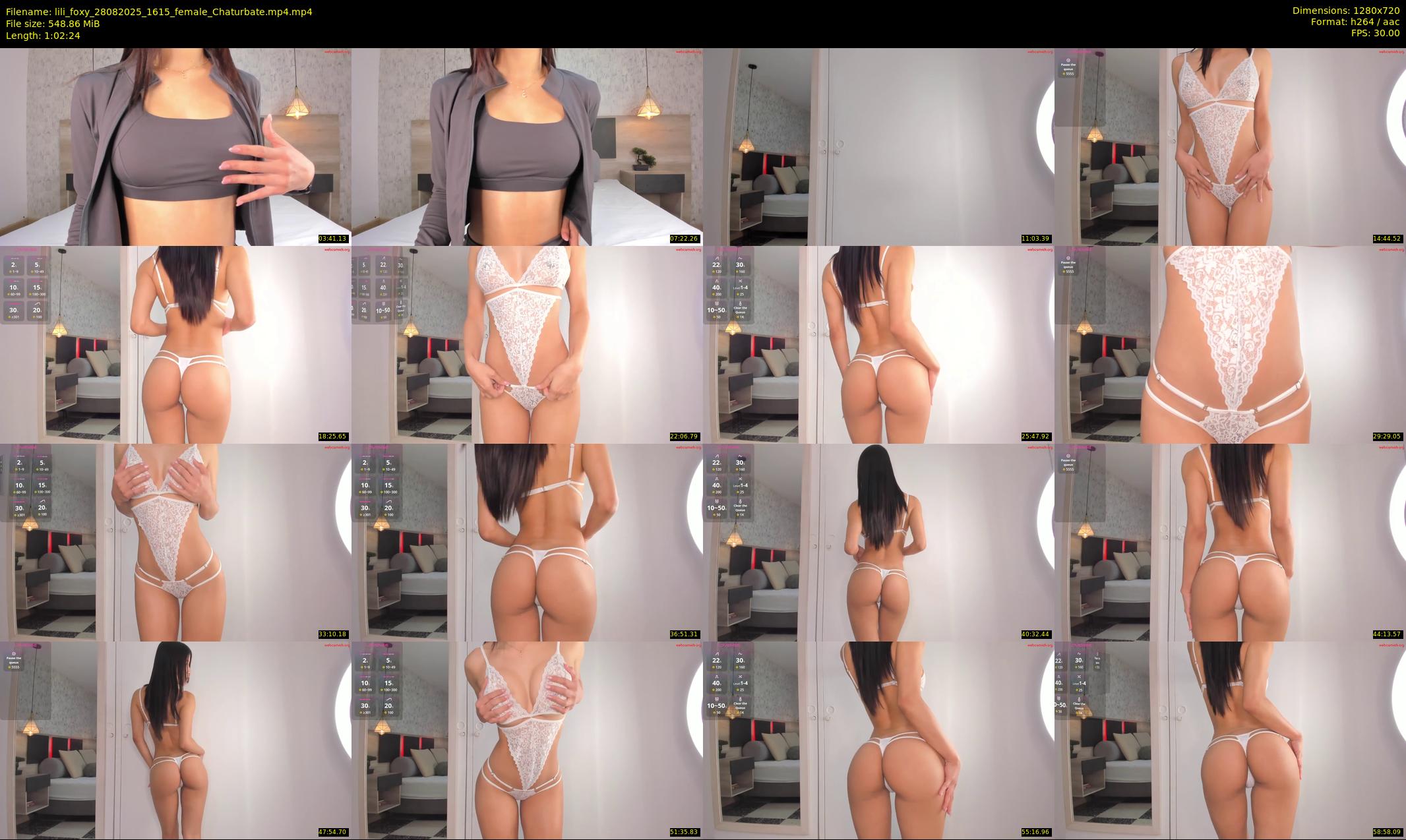 lili_foxy — 63 minute Chaturbate female cam show recording, 720p, Aug 28, 2025