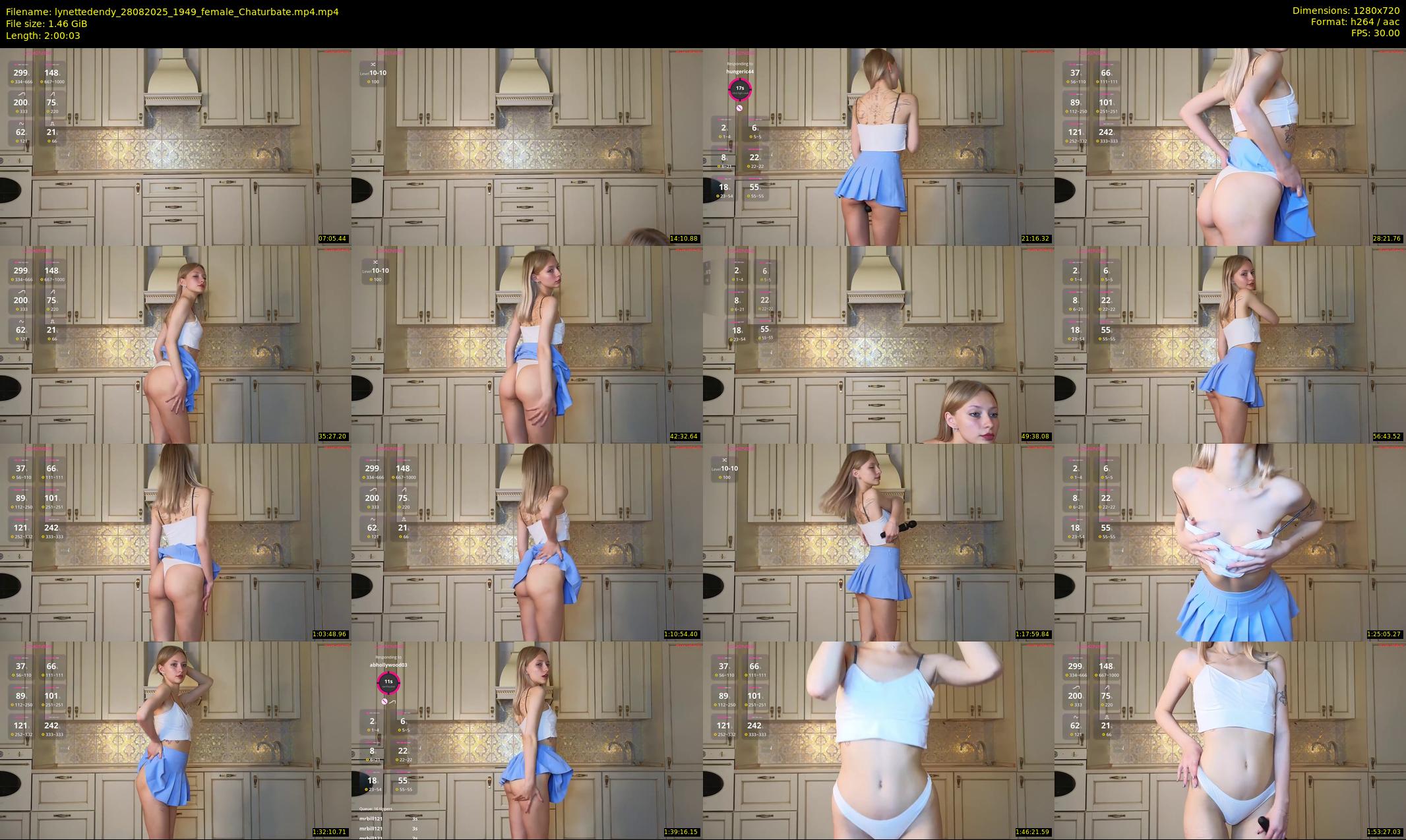 lynettedendy — 121 minute Chaturbate female cam show recording, 720p, Aug 28, 2025