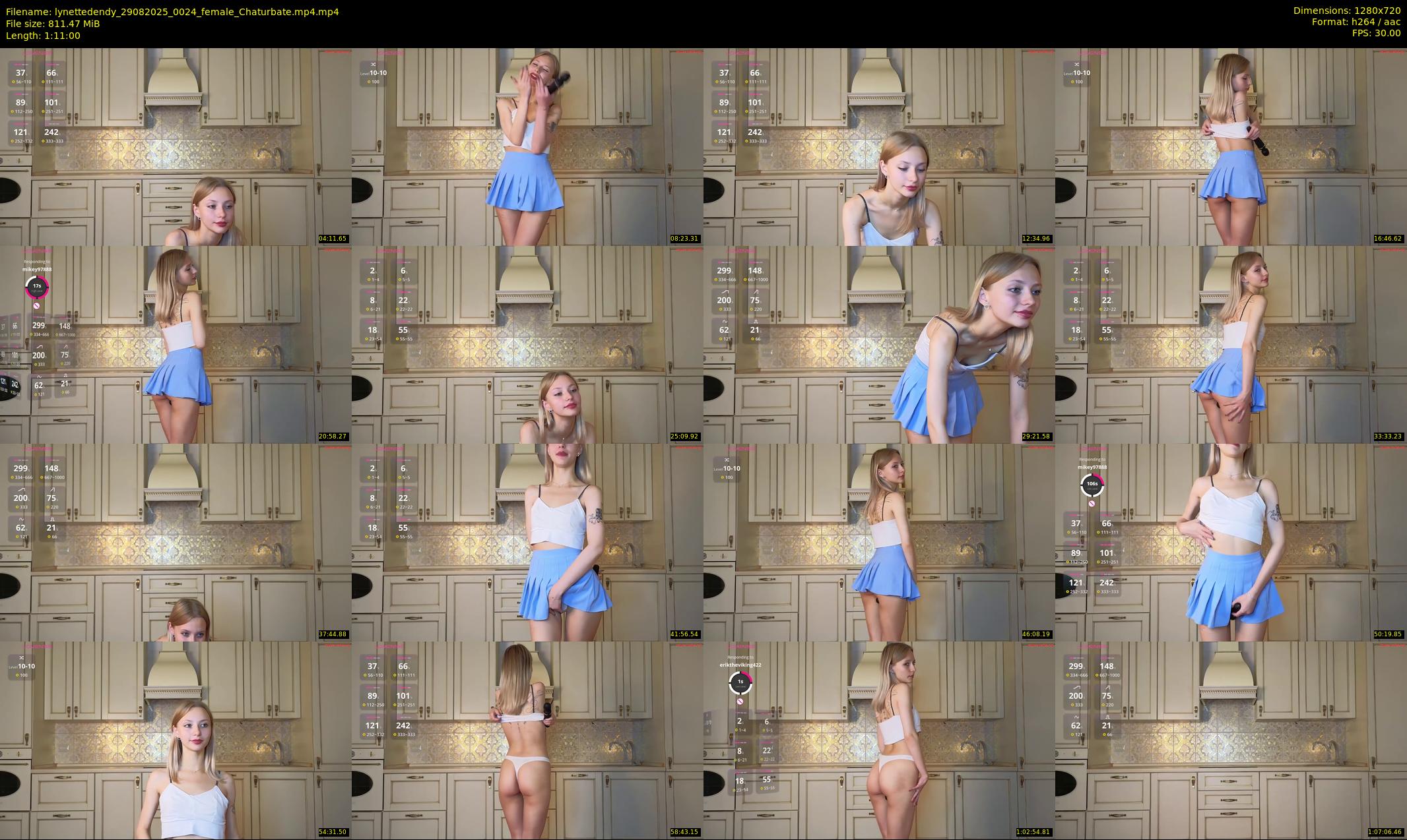lynettedendy — 71 minute Chaturbate female cam show recording, 720p, Aug 29, 2025