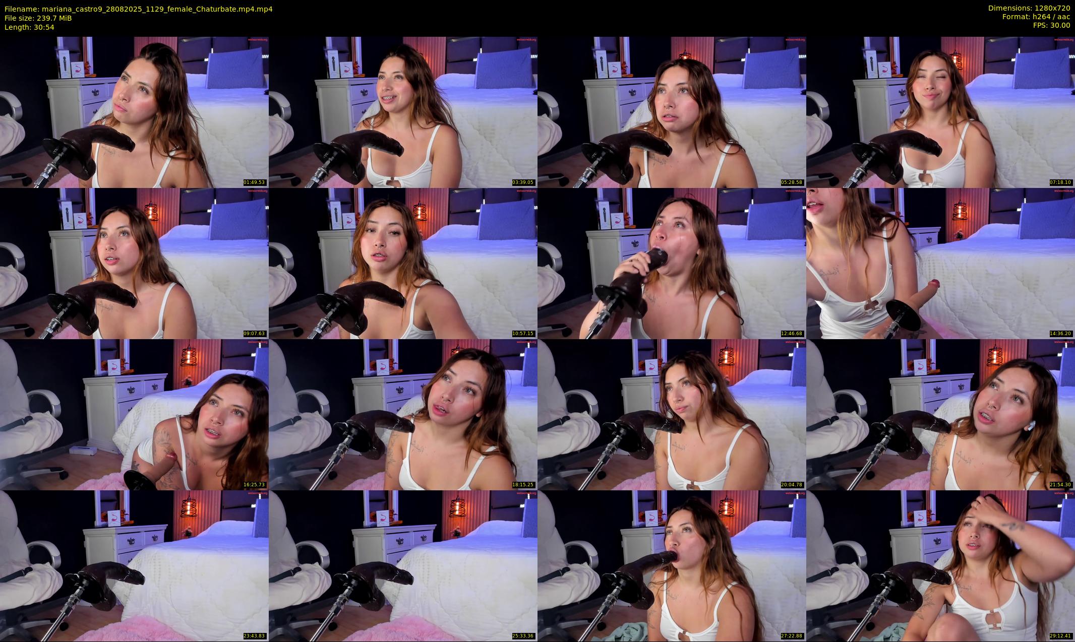 mariana_castro9 — 31 minute Chaturbate female cam show recording, 720p, Aug 28, 2025