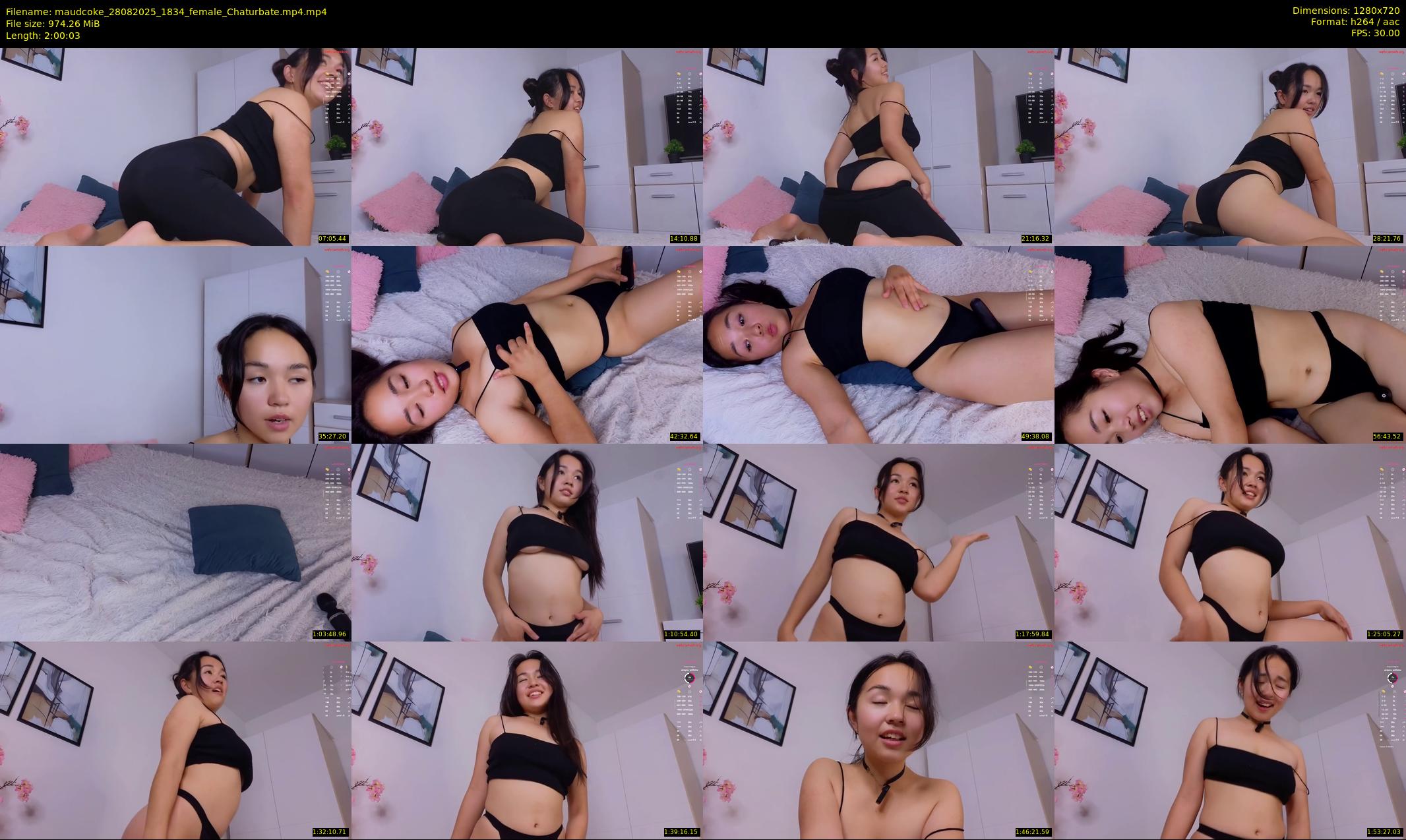 maudcoke — 121 minute Chaturbate female cam show recording, 720p, Aug 28, 2025