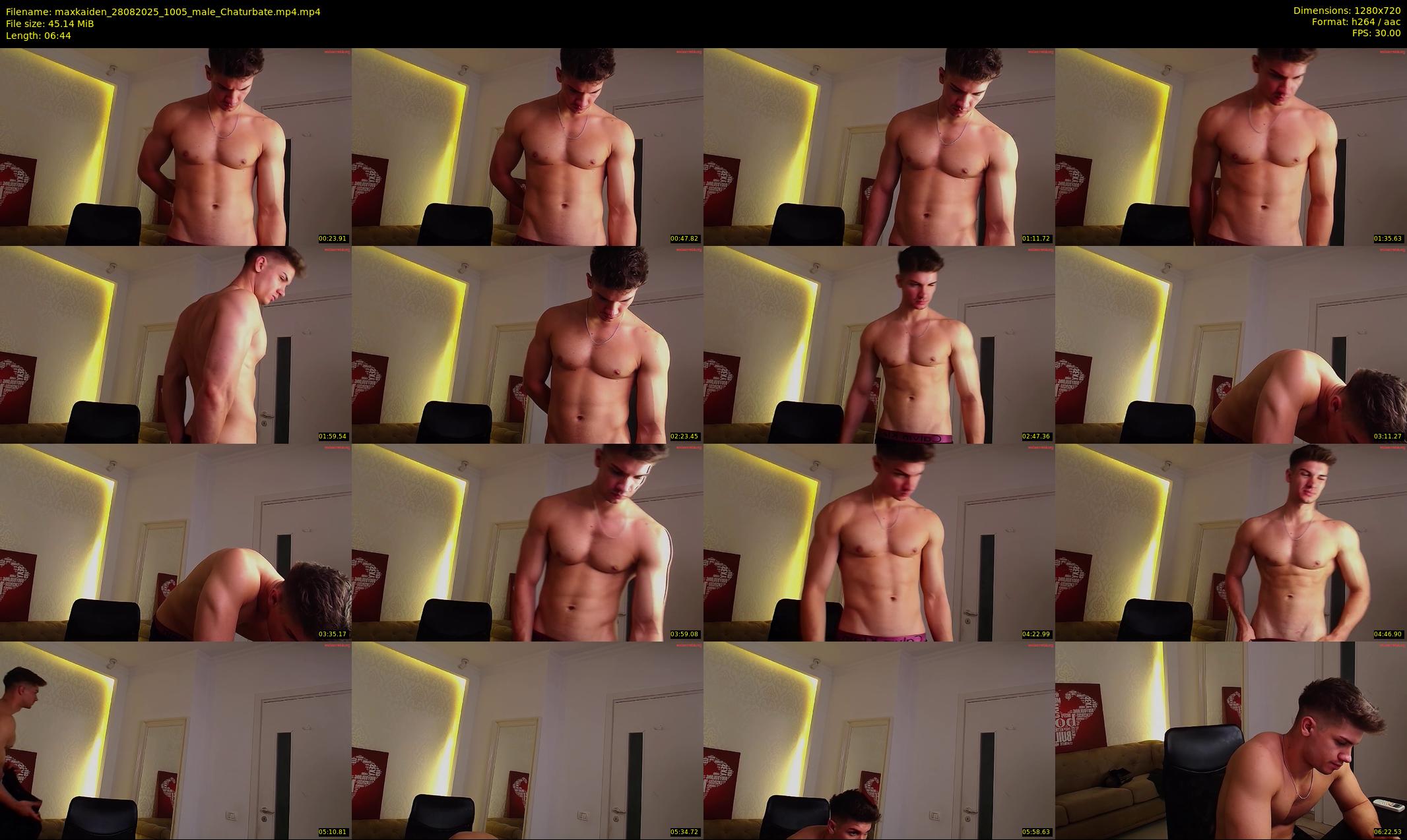 maxkaiden — 7 minute Chaturbate male cam show recording, 720p, Aug 28, 2025