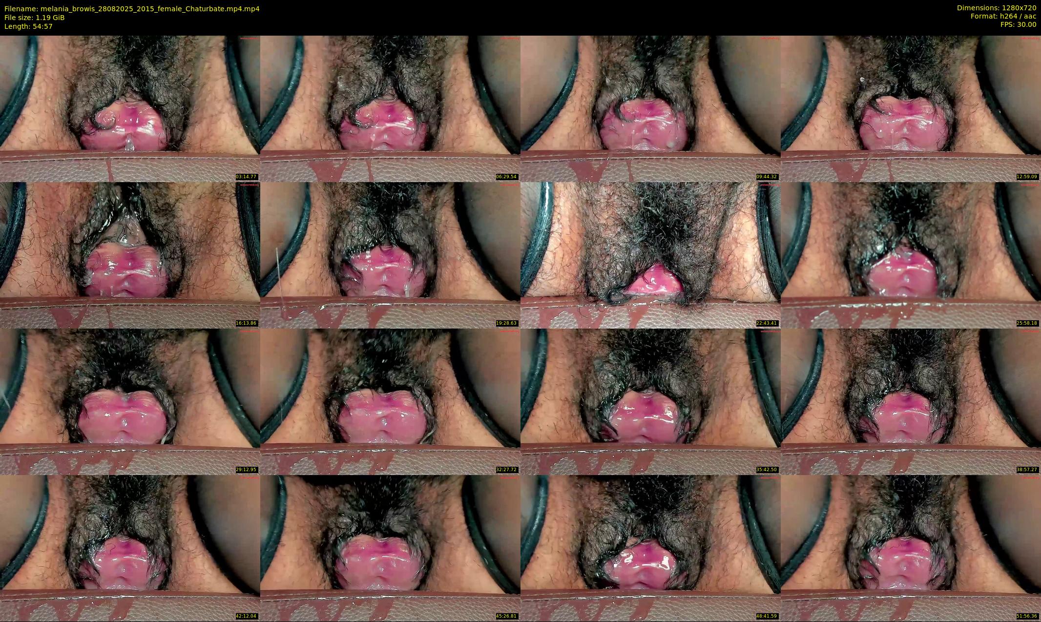 melania_browis — 55 minute Chaturbate female cam show recording, 720p, Aug 28, 2025