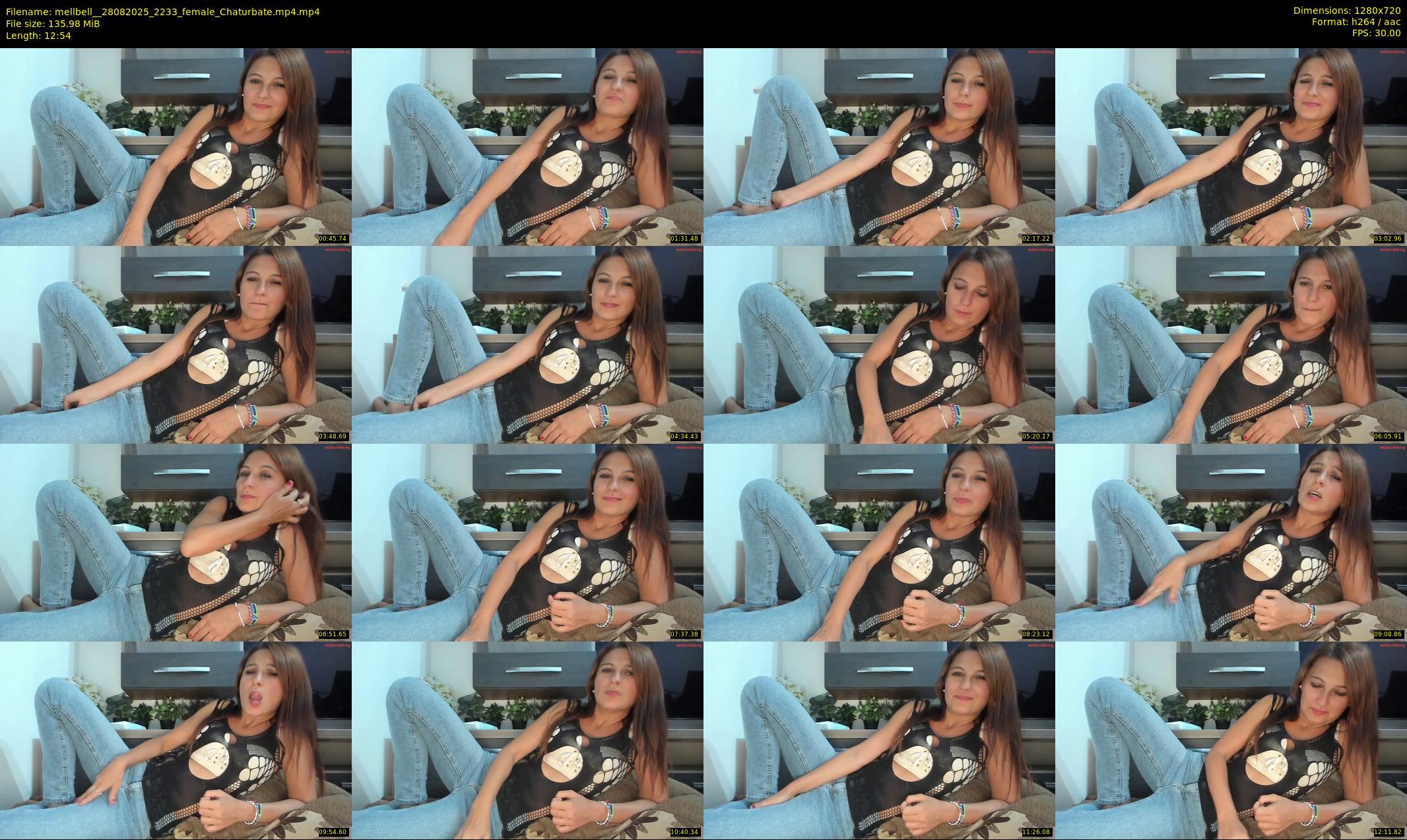 mellbell_ — 13 minute Chaturbate female cam show recording, 720p, Aug 28, 2025