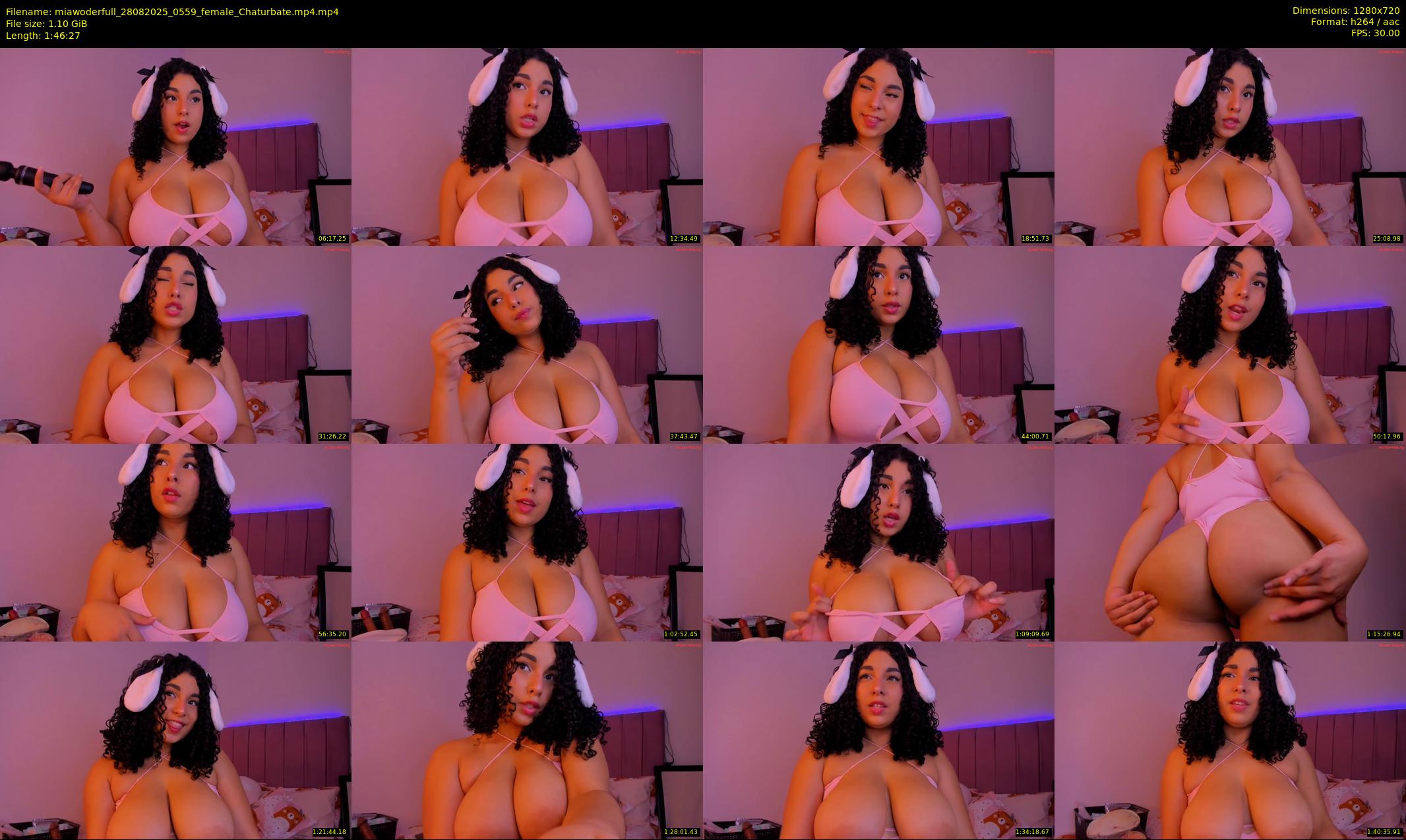 miawoderfull — 107 minute Chaturbate female cam show recording, 720p, Aug 28, 2025