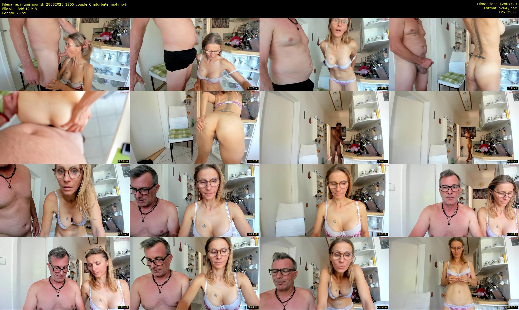 munishpunish — 30 minute Chaturbate couple cam show recording, 720p, Aug 28, 2025