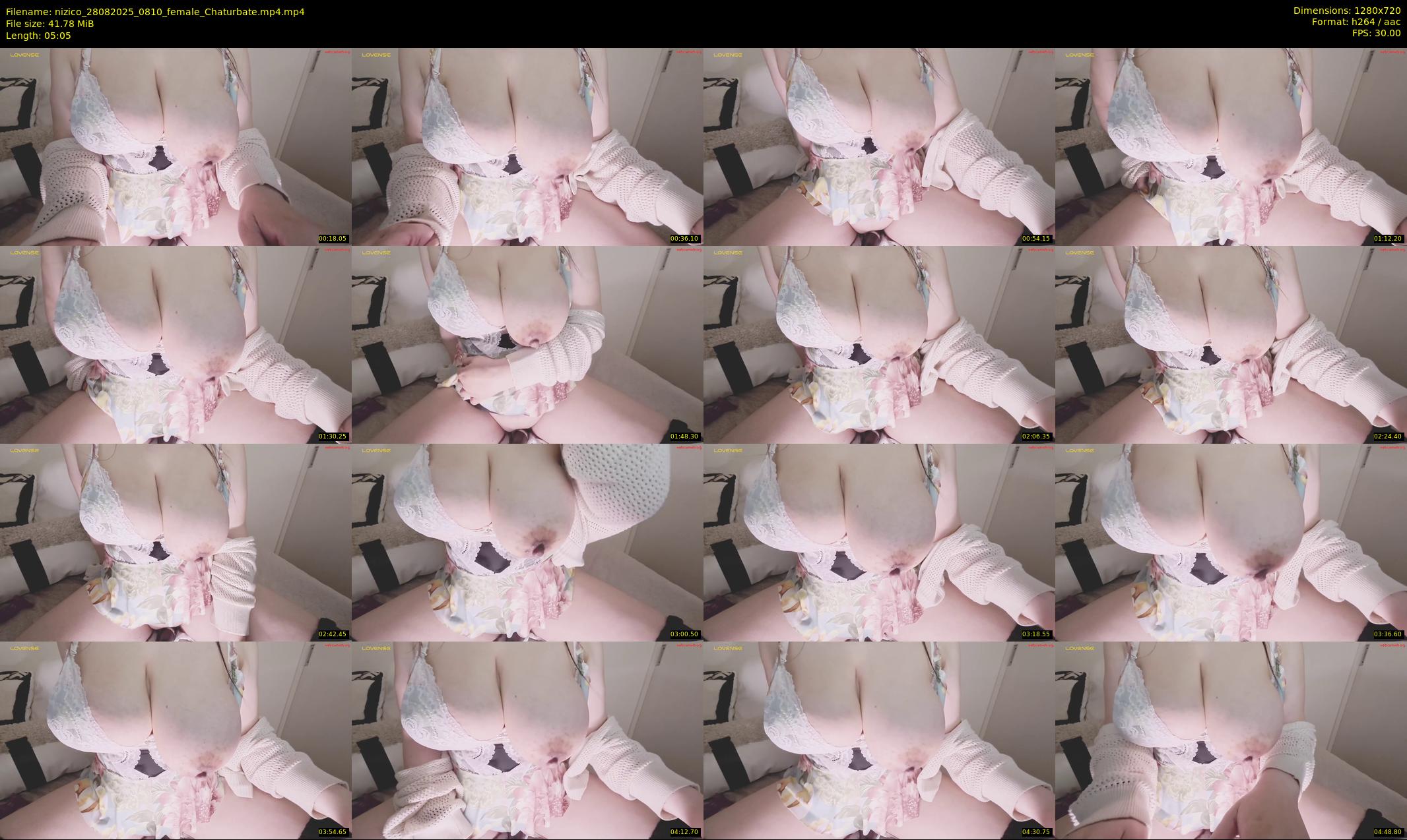 nizico — 6 minute Chaturbate female cam show recording, 720p, Aug 28, 2025