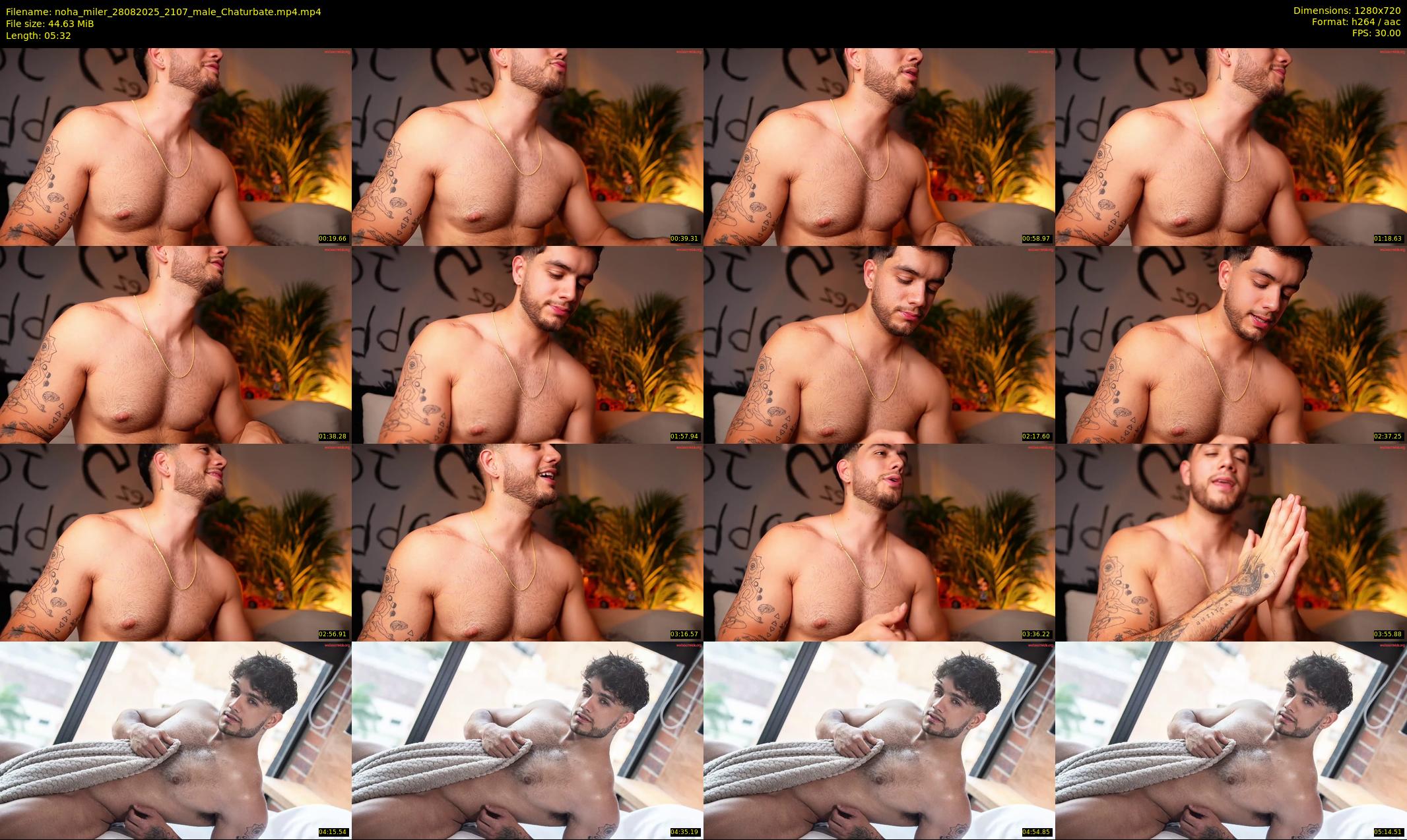 noha_miler — 6 minute Chaturbate male cam show recording, 720p, Aug 28, 2025
