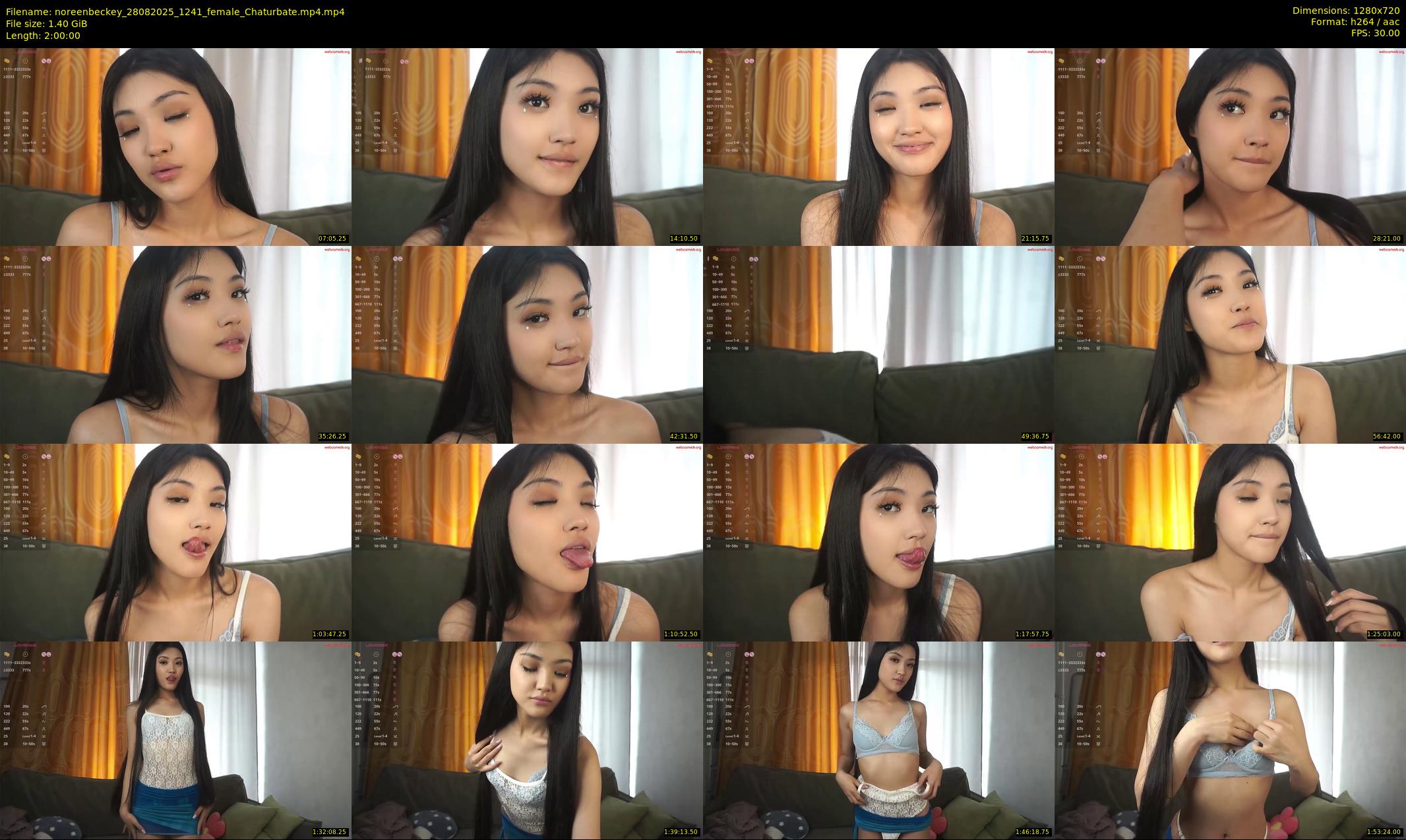 noreenbeckey — 120 minute Chaturbate female cam show recording, 720p, Aug 28, 2025