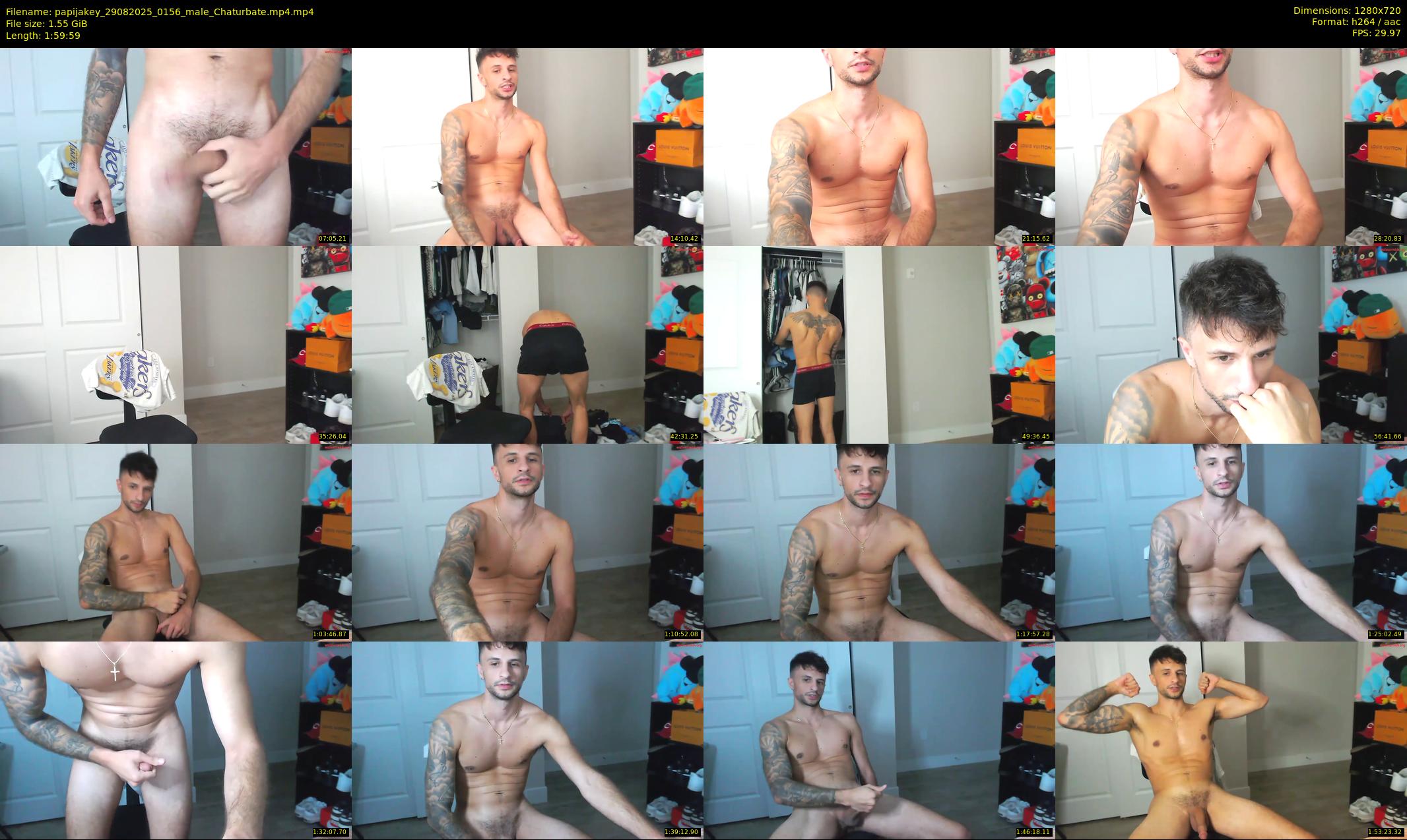 papijakey — 120 minute Chaturbate male cam show recording, 720p, Aug 29, 2025