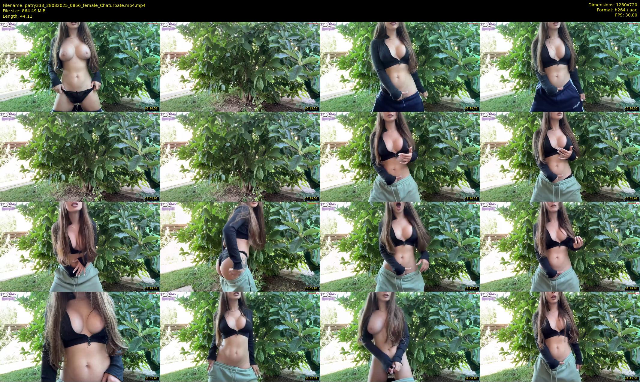 patry333 — 45 minute Chaturbate female cam show recording, 720p, Aug 28, 2025