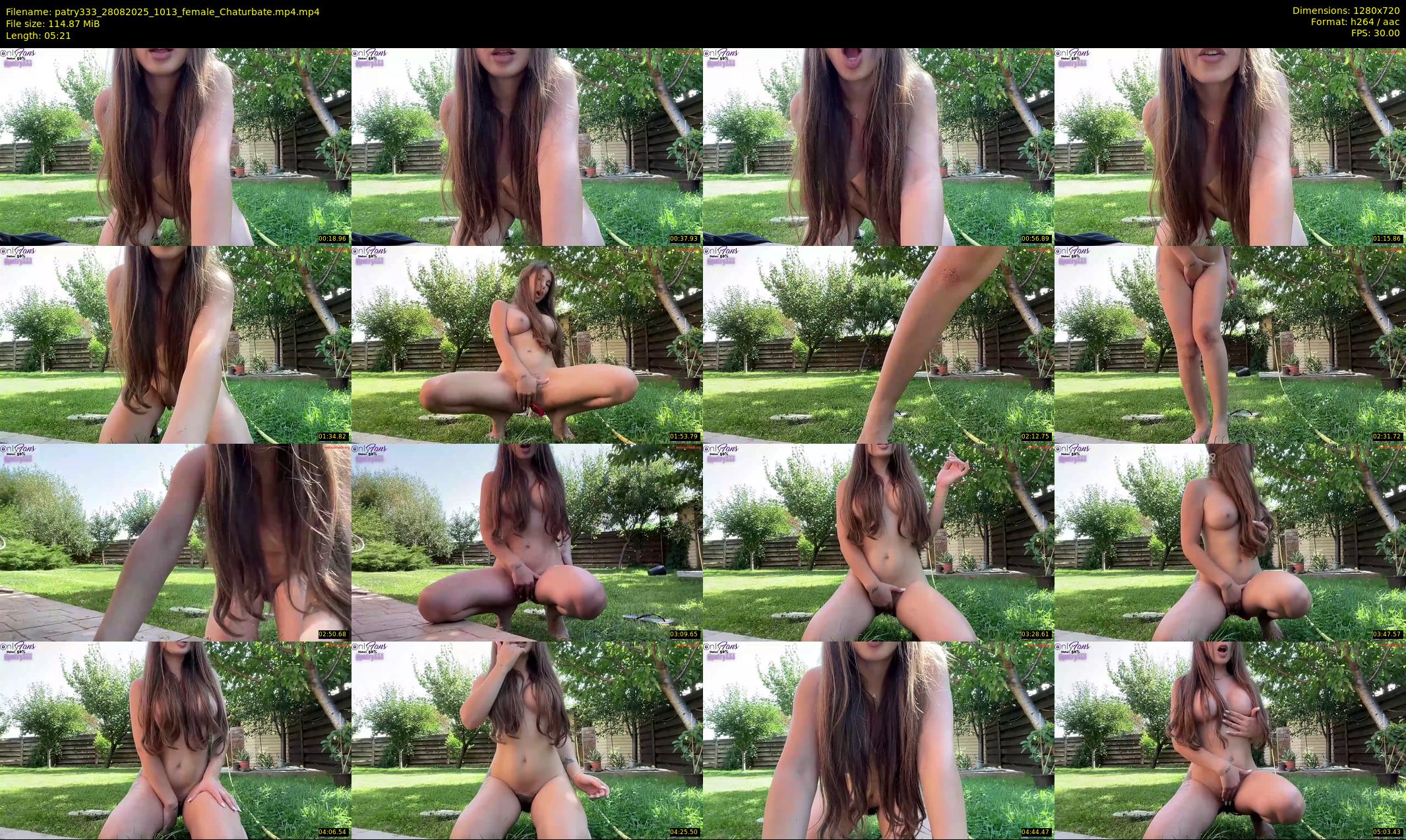 patry333 — 6 minute Chaturbate female cam show recording, 720p, Aug 28, 2025
