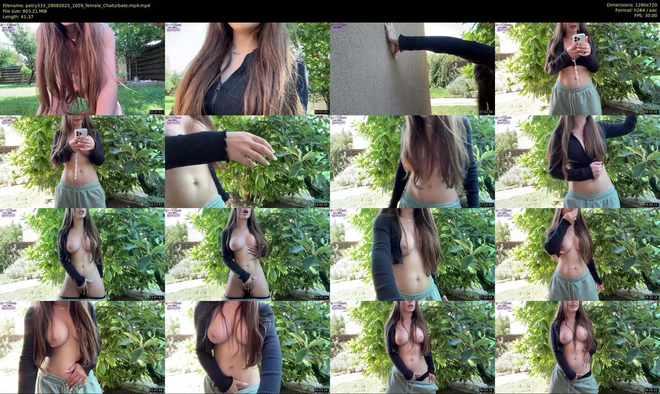 patry333 — 42 minute Chaturbate female cam show recording, 720p, Aug 28, 2025