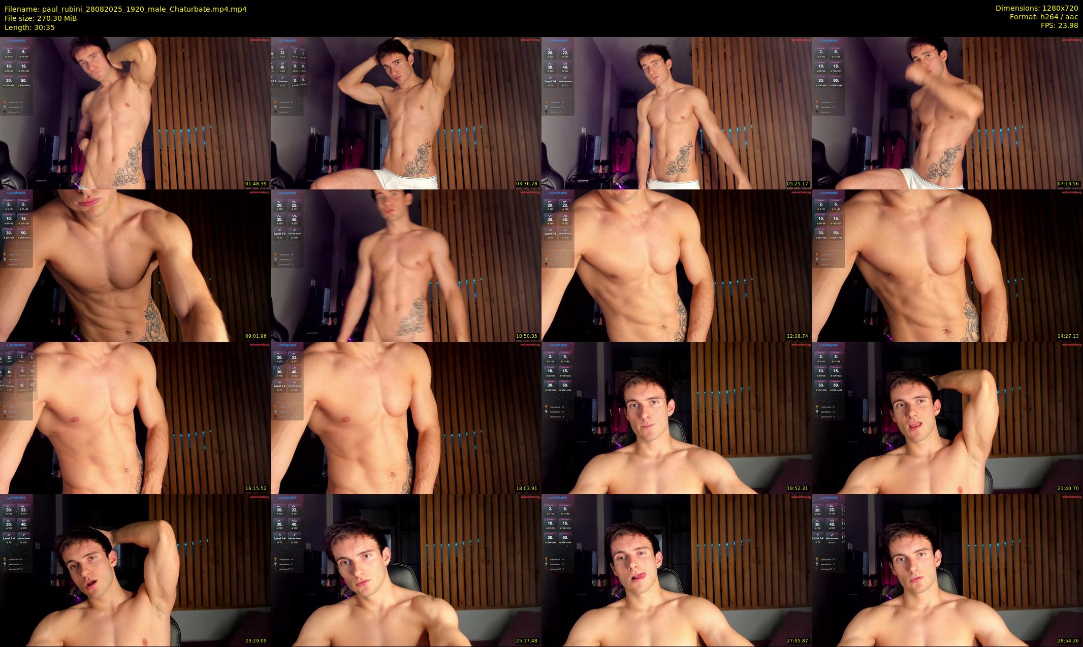 paul_rubini — 31 minute Chaturbate male cam show recording, 720p, Aug 28, 2025