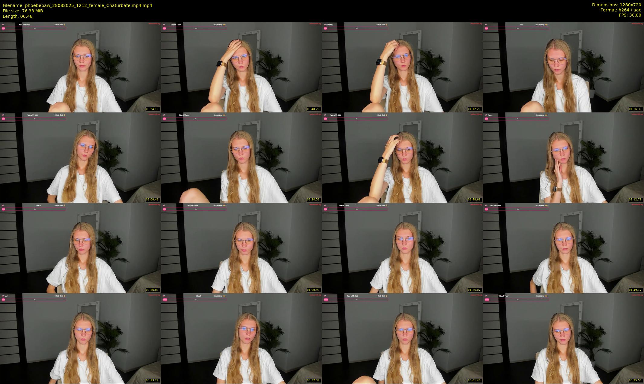 phoebepaw — 7 minute Chaturbate female cam show recording, 720p, Aug 28, 2025