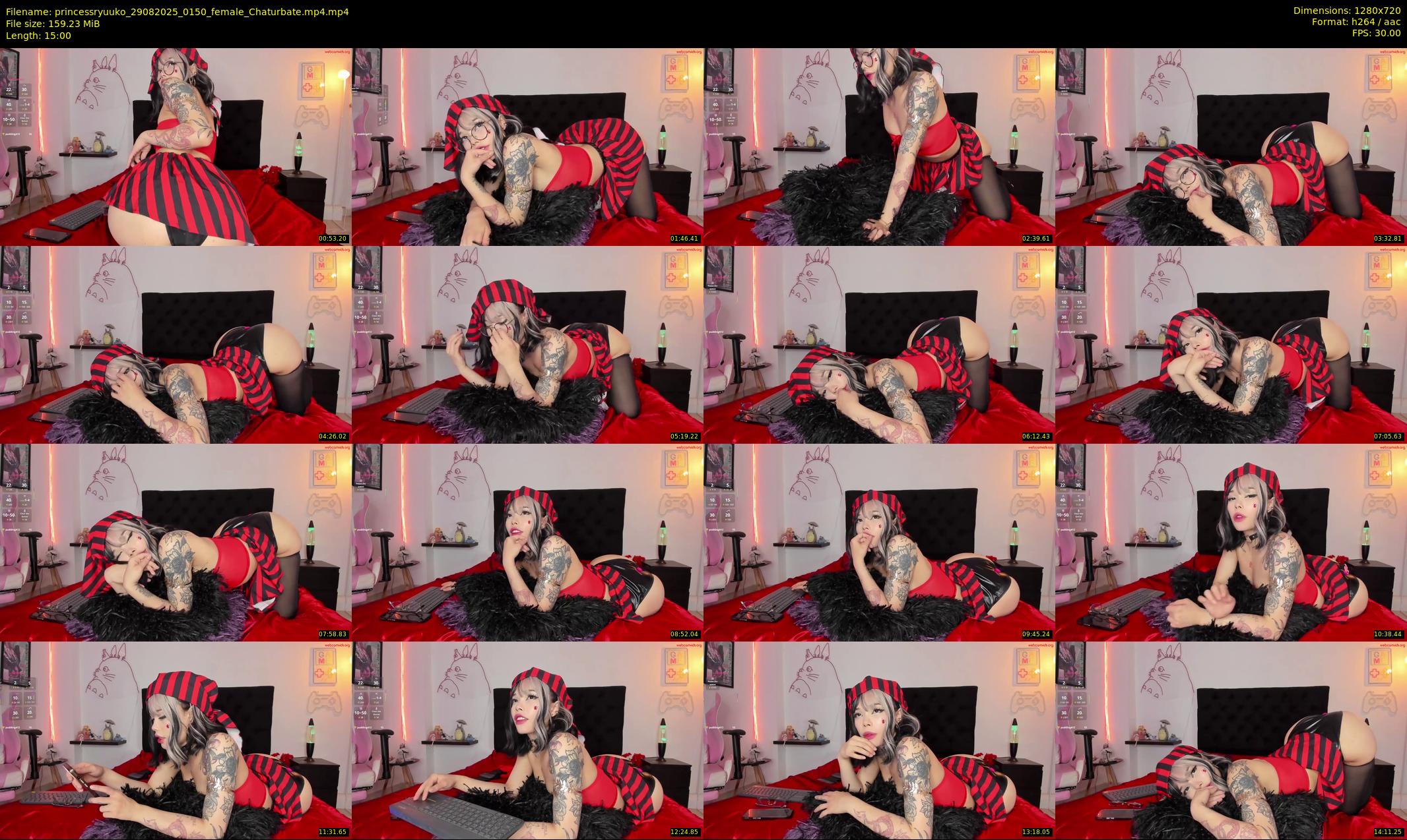 princessryuuko — 15 minute Chaturbate female cam show recording, 720p, Aug 29, 2025